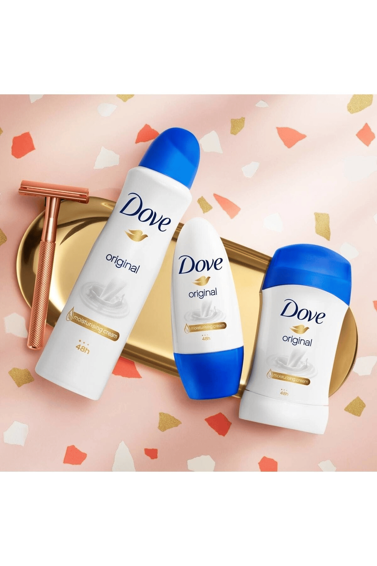 Dove Kadın Sprey Deodorant Antiperspirant Original 150 ml