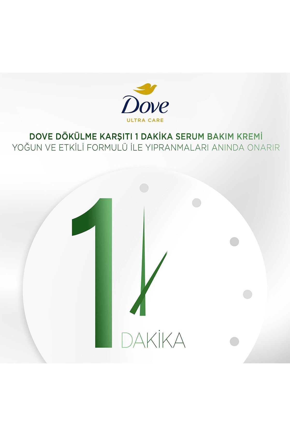 Dove Ultra Care 1 Minute Serum Saç Bakım Kremi Dökülme Karşıtı Bakım 170 ml