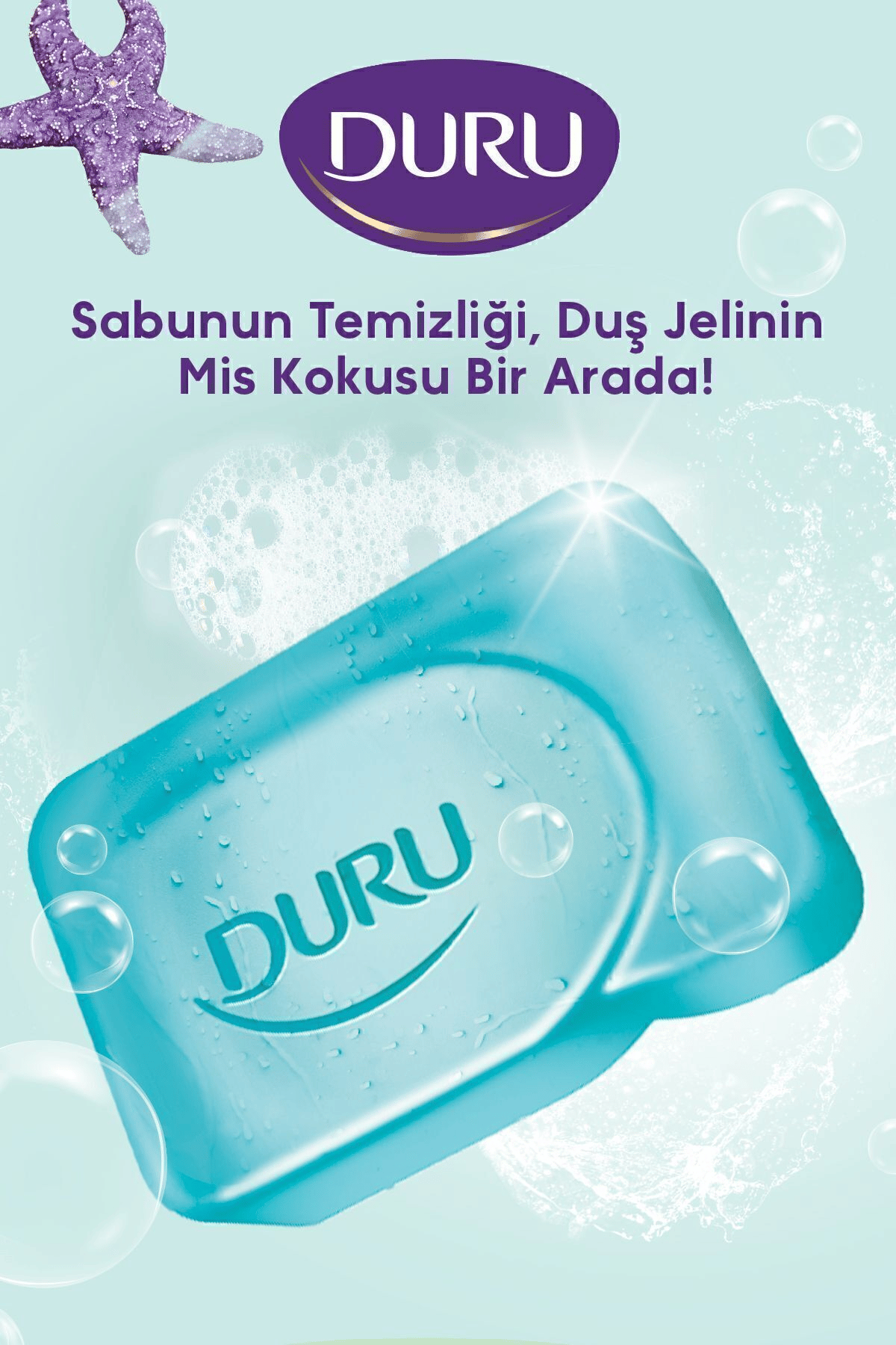 Duru Fresh Sensations Okyanus Tazeliği  Duş Sabunu 600g x 4Adet