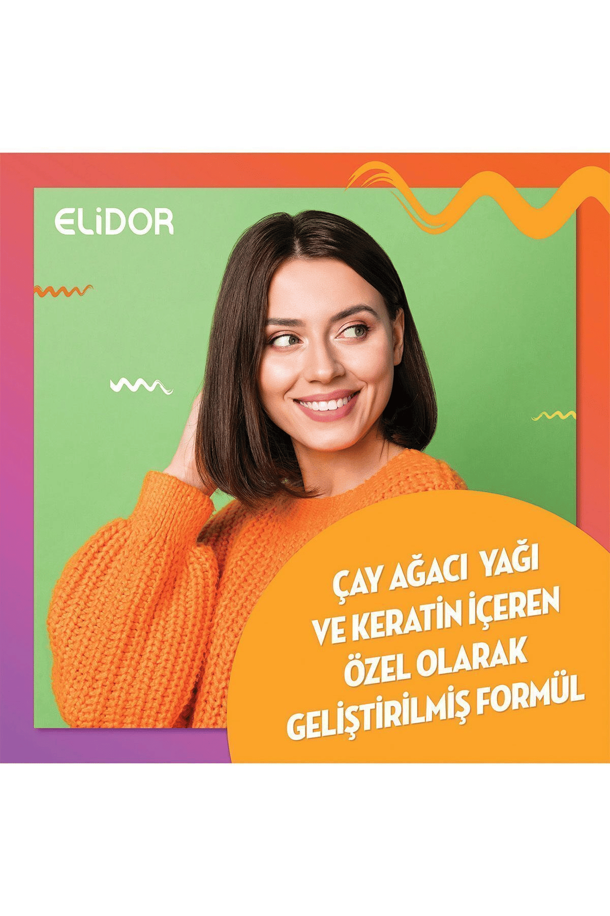 Elidor 7/24 Şekillendirici Saç Bakım Kremi Onarıcı Etki Keratin & Çay Ağacı Yağı 265 ml