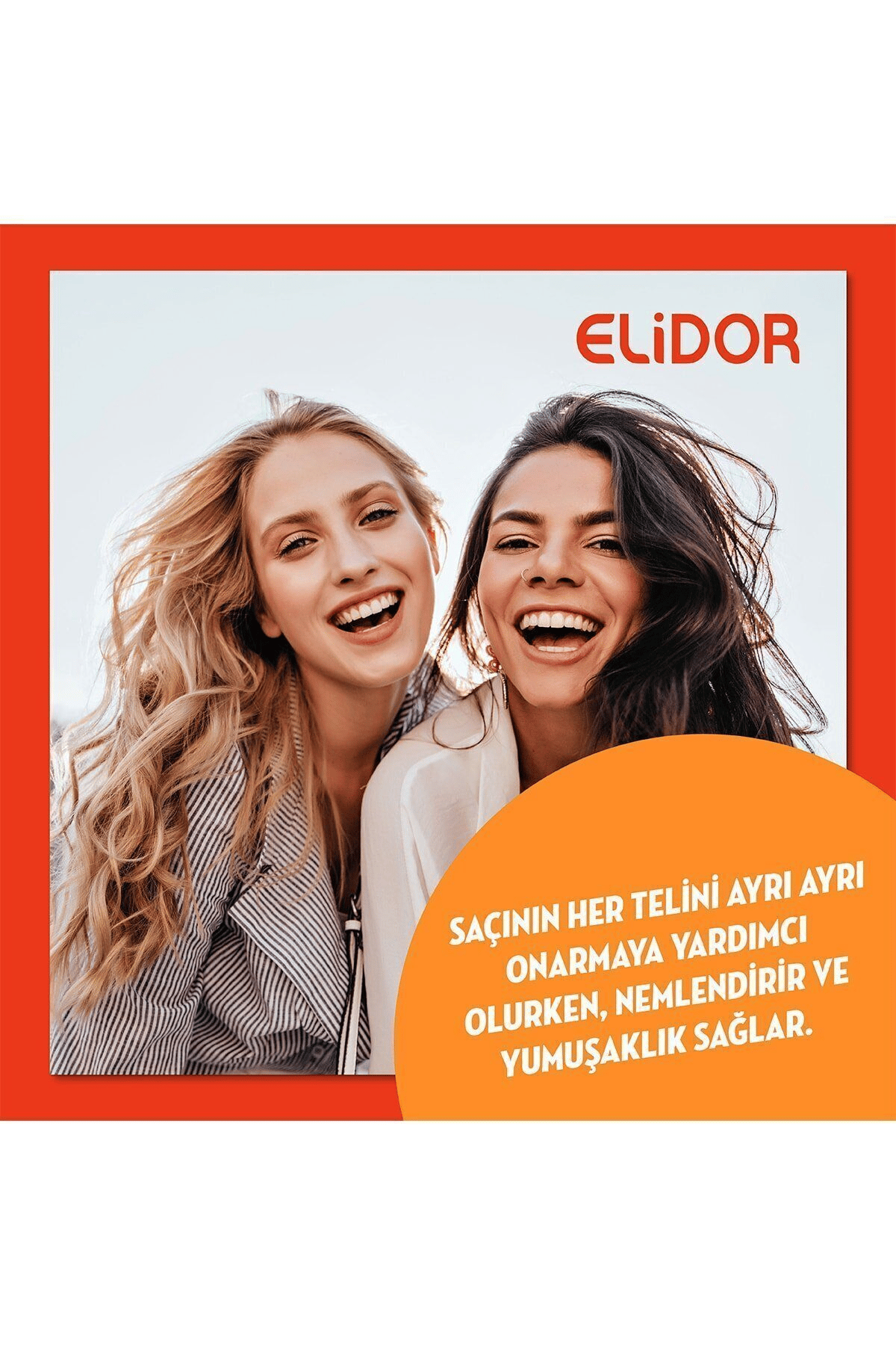 Elidor Superblend 1 Minute Onarıcı Süper Saç Bakım Kremi Anında Onarıcı Bakım Turuncu 170 ml x2 Adet