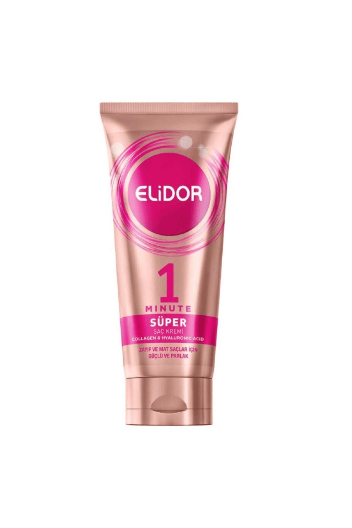 Elidor Superblend 1 Minute Süper Saç Bakım Kremi Güçlü Ve Parlak Pembe 170 ml