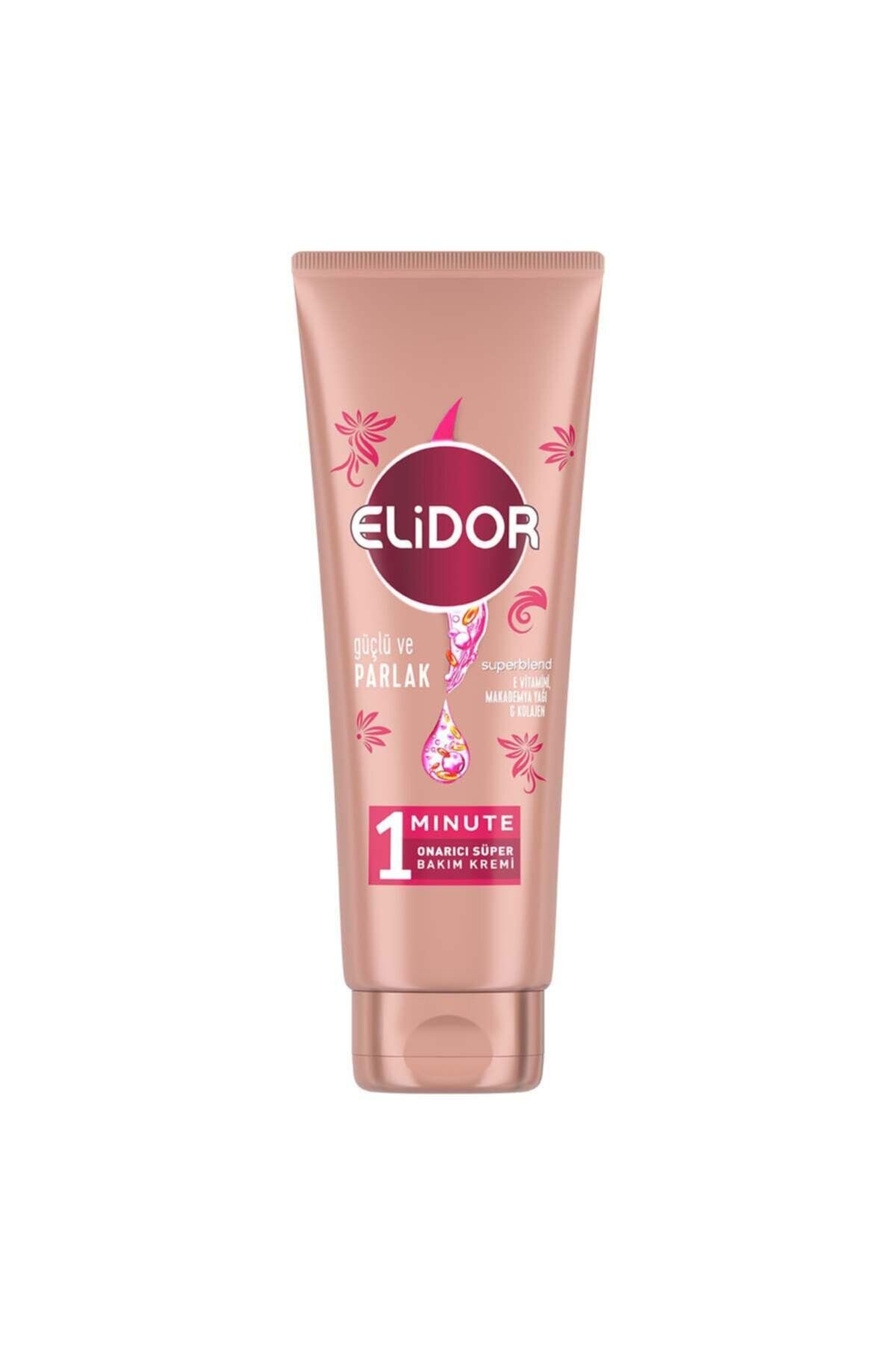 Elidor Superblend 1 Minute Süper Saç Bakım Kremi Güçlü Ve Parlak Pembe 170 ml