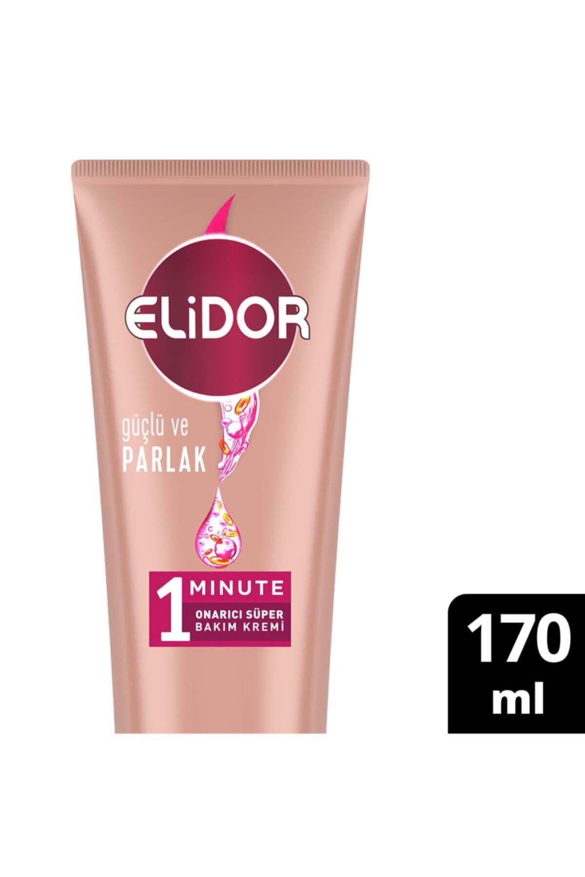 Elidor Superblend 1 Minute Süper Saç Bakım Kremi Güçlü Ve Parlak Pembe 170 ml