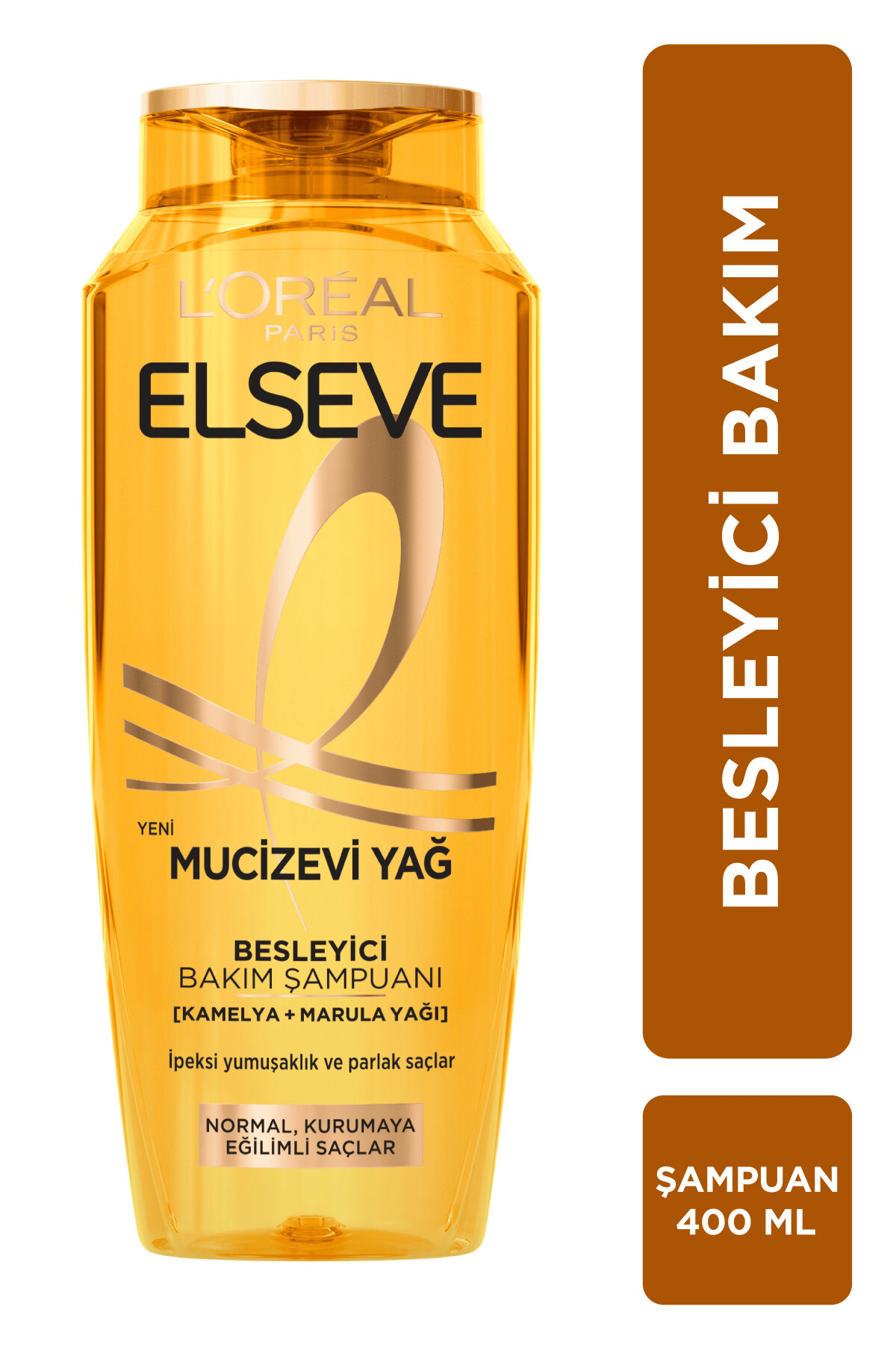 Elseve 4'lü Mucizevi Hindistan Cevizi Yağı Ağırlaştırmayan Besleyici Şampuan 360 ml Seti