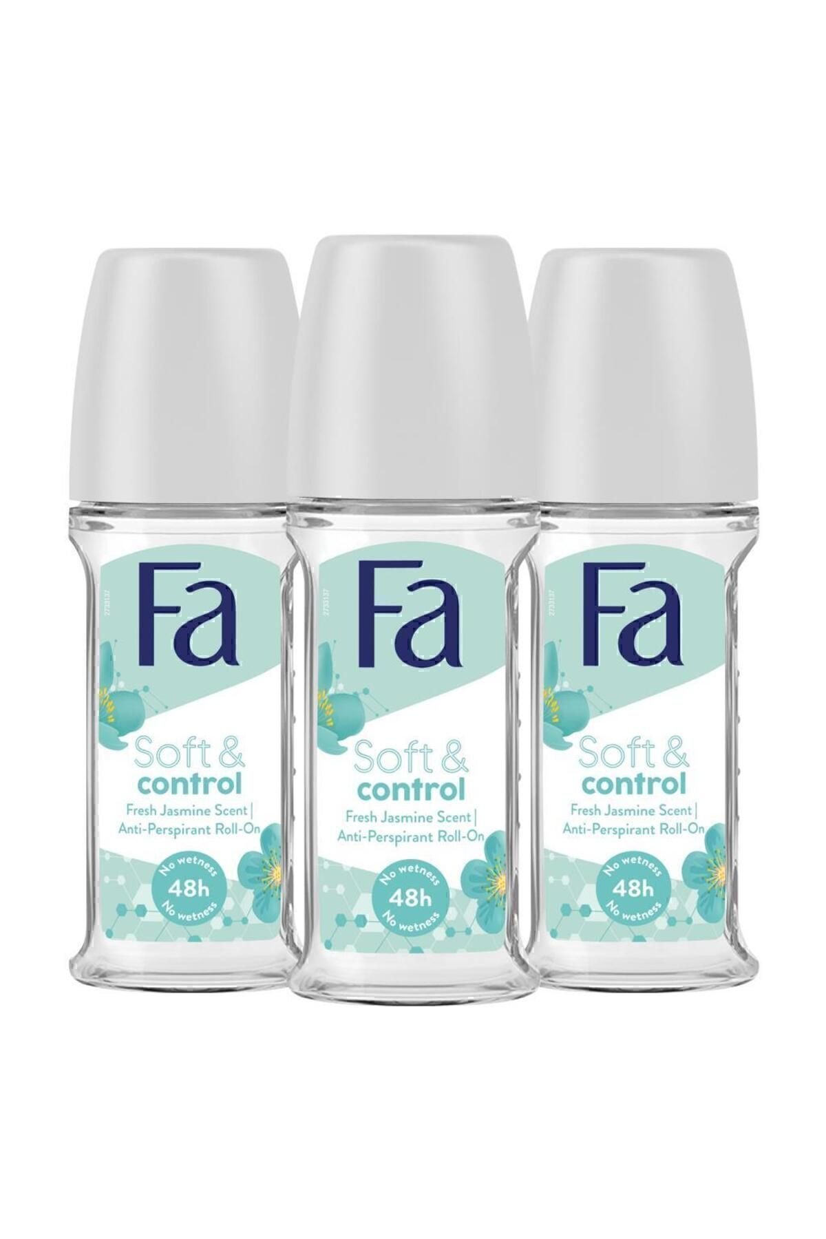 Fa Soft&control Roll-on X 3 Adet