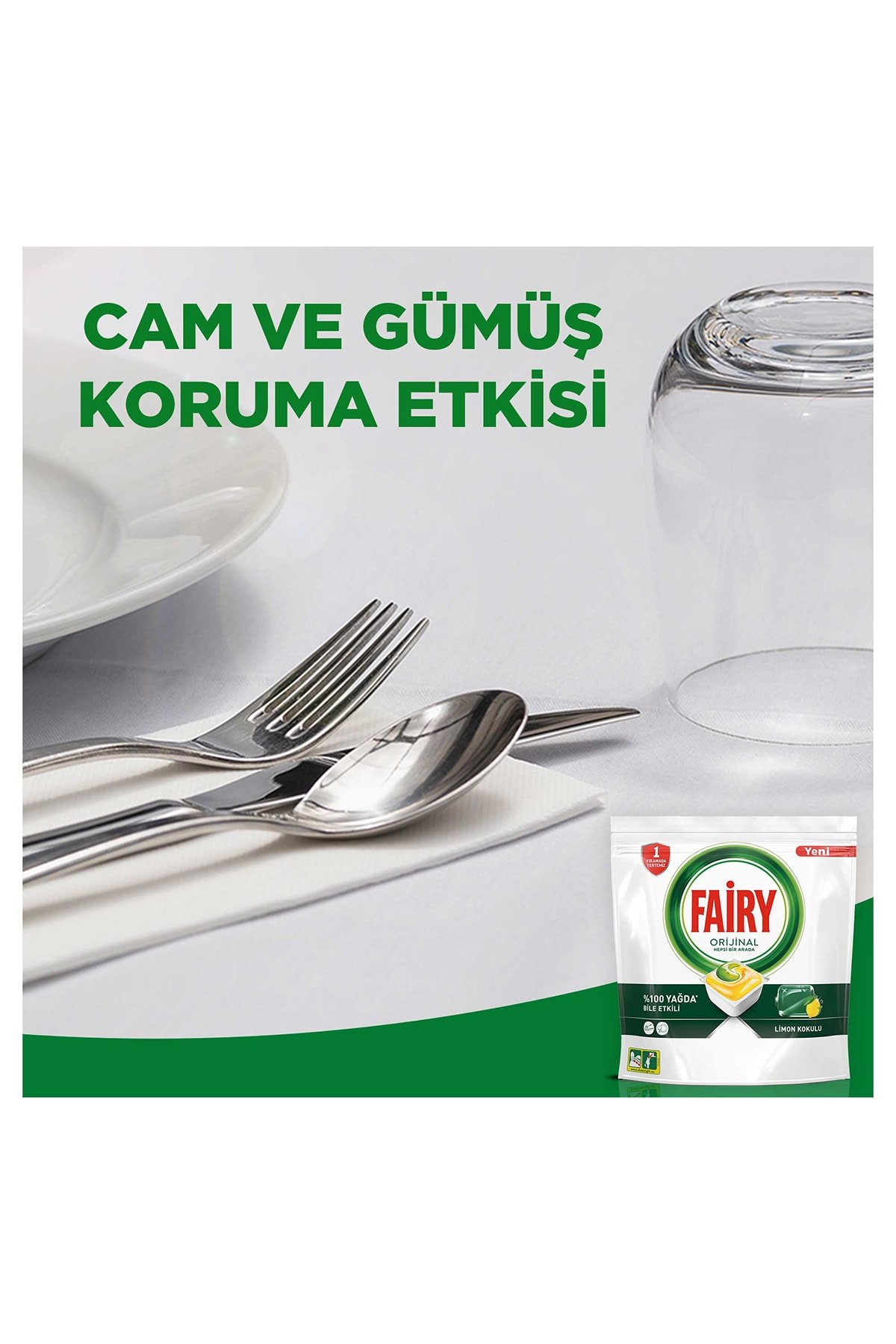 Fairy Hepsi Bir Arada Bulaşık Kapsülü 36'lı  x4 Adet