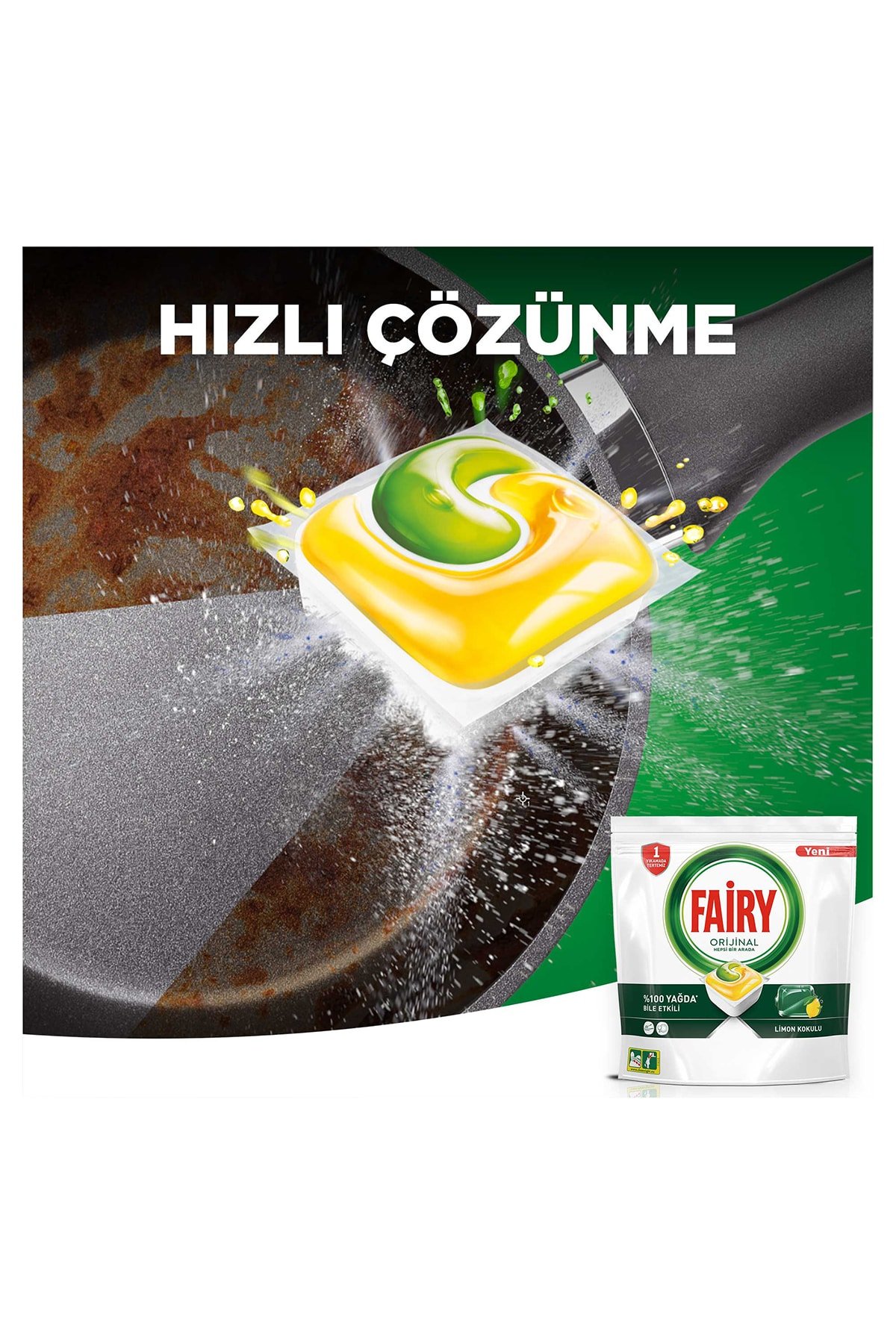 Fairy Hepsi Bir Arada Bulaşık Kapsülü 36'lı  x4 Adet