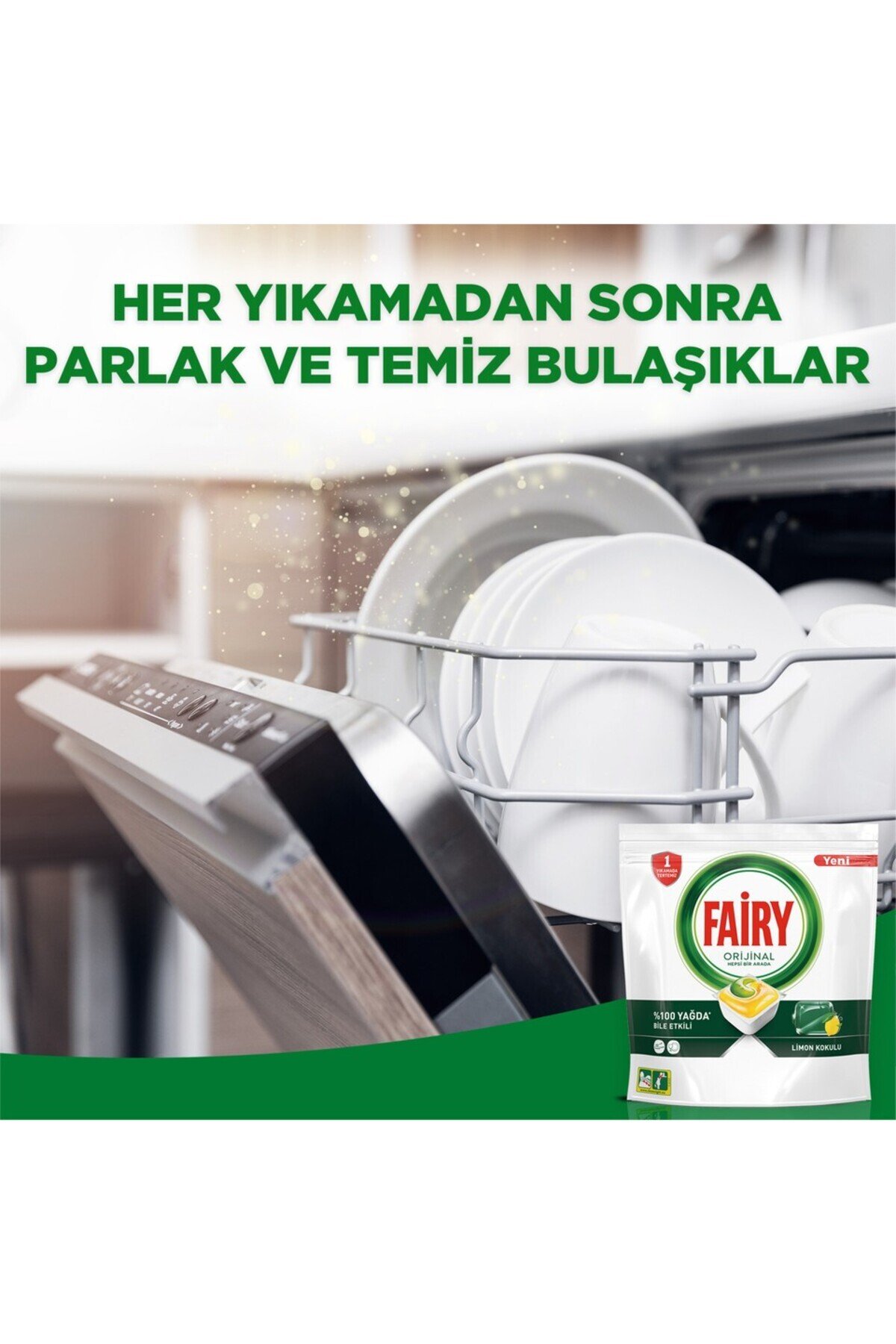 Fairy Hepsi Bir Arada Bulaşık Kapsülü 36'lı  x3 Adet