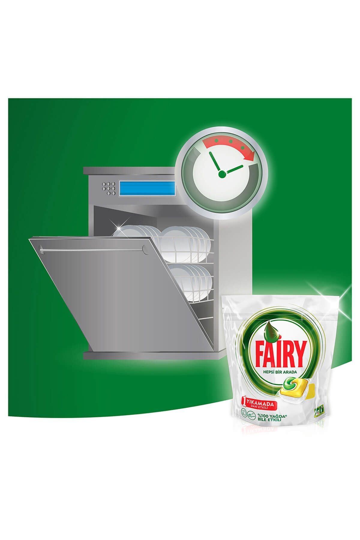 Fairy Hepsi Bir Arada Bulaşık Kapsülü 36'lı  x7 Adet