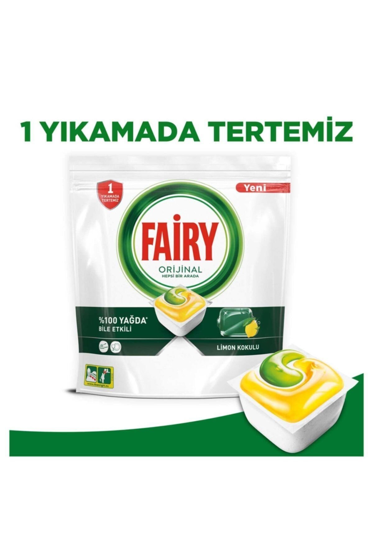 Fairy Hepsi Bir Arada Bulaşık Kapsülü 36'lı  x5 Adet