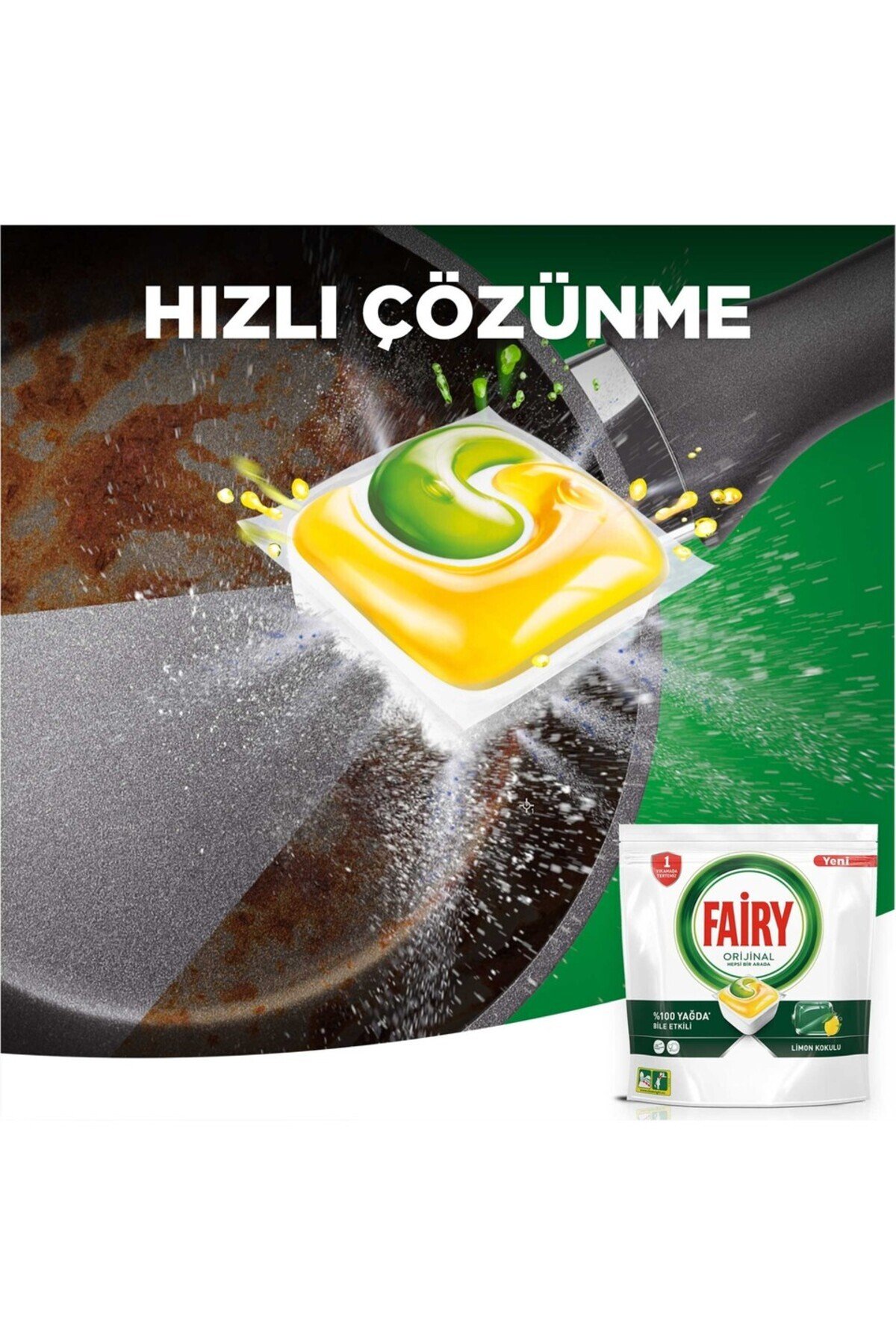 Fairy Hepsi Bir Arada Bulaşık Kapsülü 36'lı  x3 Adet