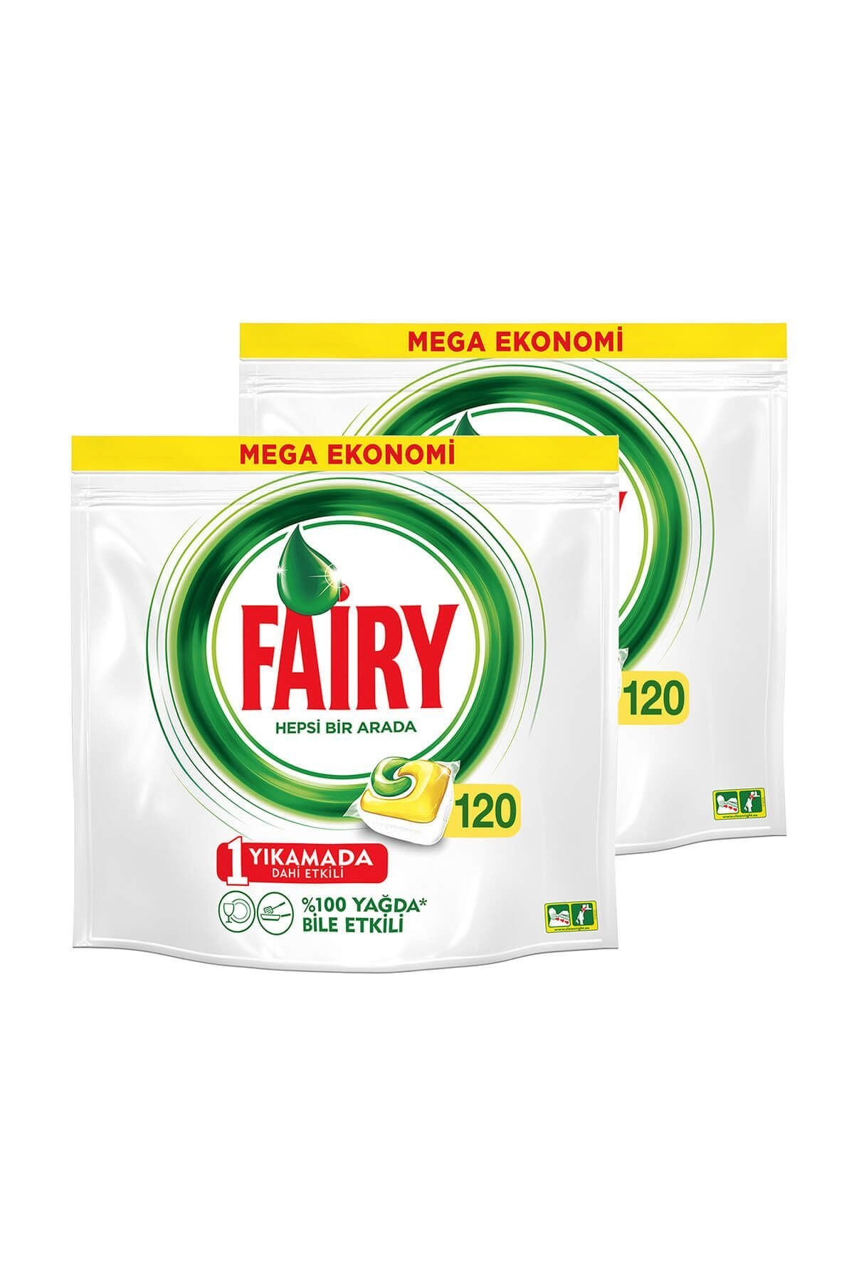 Fairy Hepsi Bir Arada Bulaşık Kapsülü 36'lı  x7 Adet