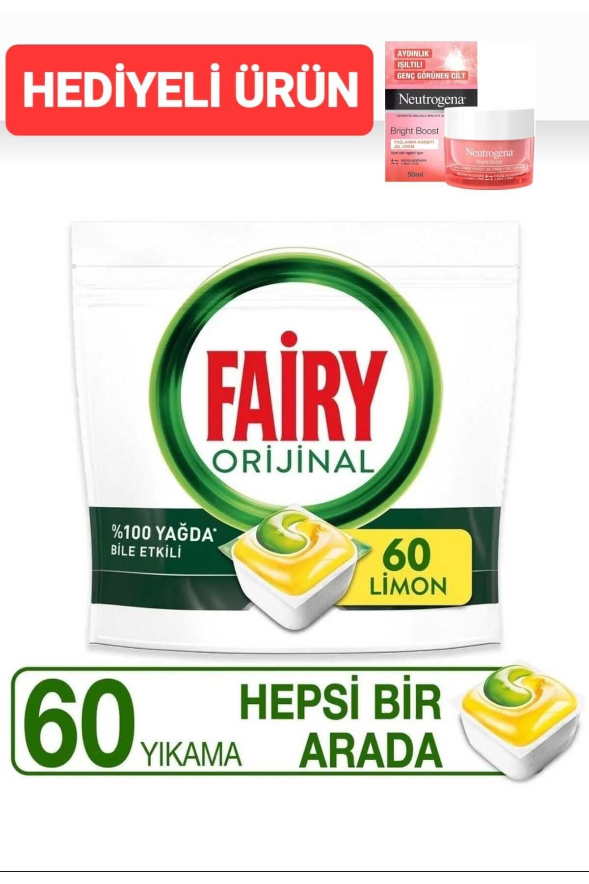 Fairy Hepsi Bir Arada Bulaşık Makinesi Deterjanı Tableti 60'lı