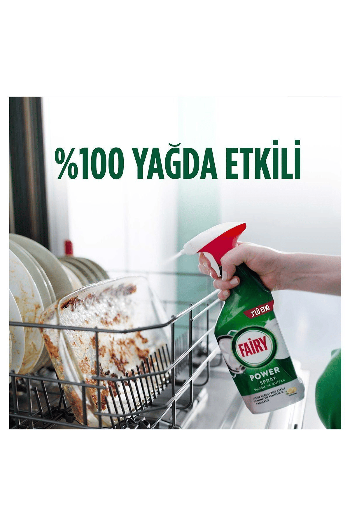 Fairy Power Sprey 3'ü 1 Arada Bulaşık Ve Mutfak 500 ml