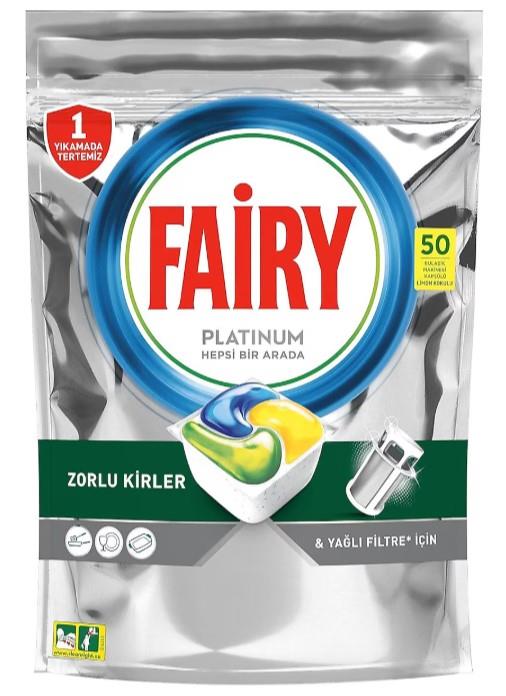 Fairy Tablet Platinum Hepsi Bir Arada 50 Adet x5 Adet