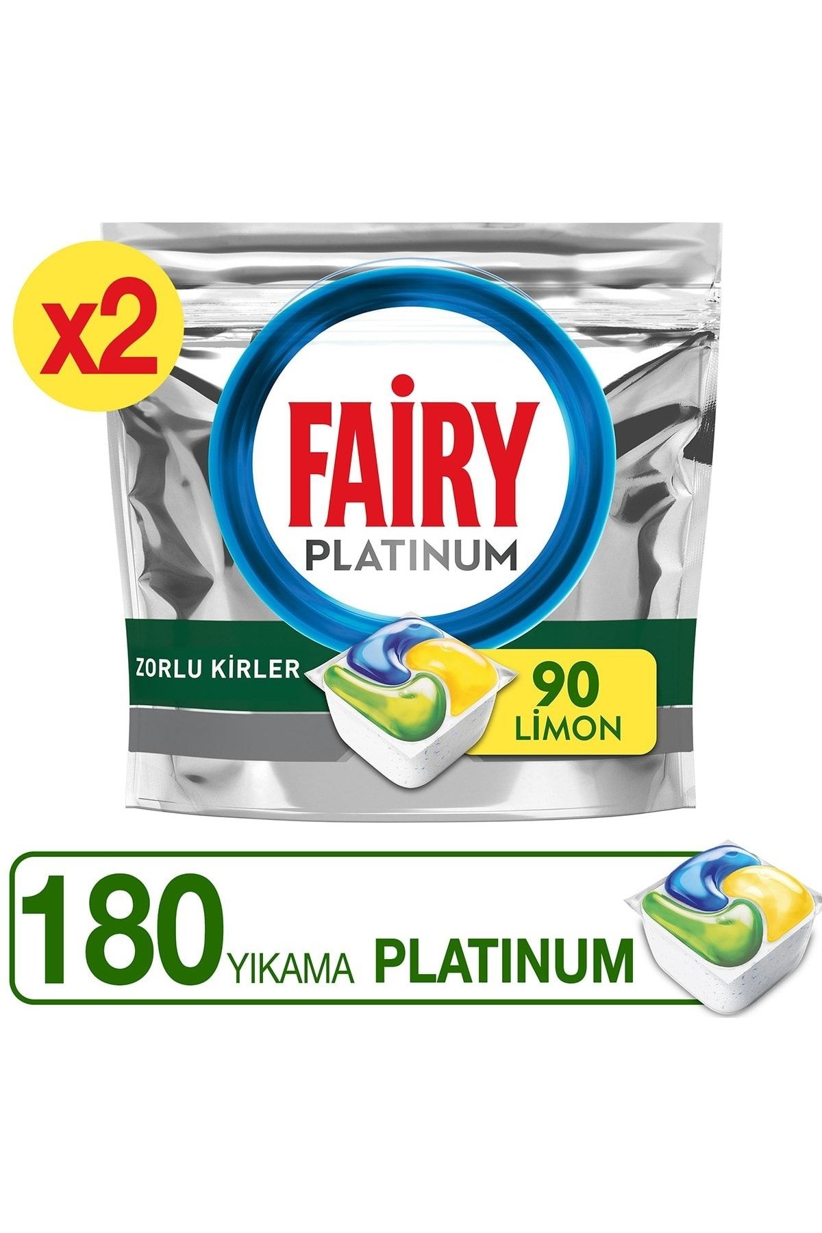 Fairy Tablet Platinum Hepsi Bir Arada 50 Adet x4Adet
