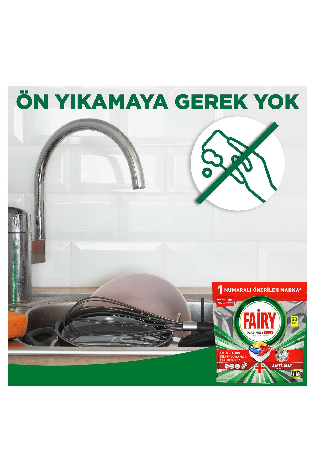 Fairy Tablet Platinum Plus 30'lu