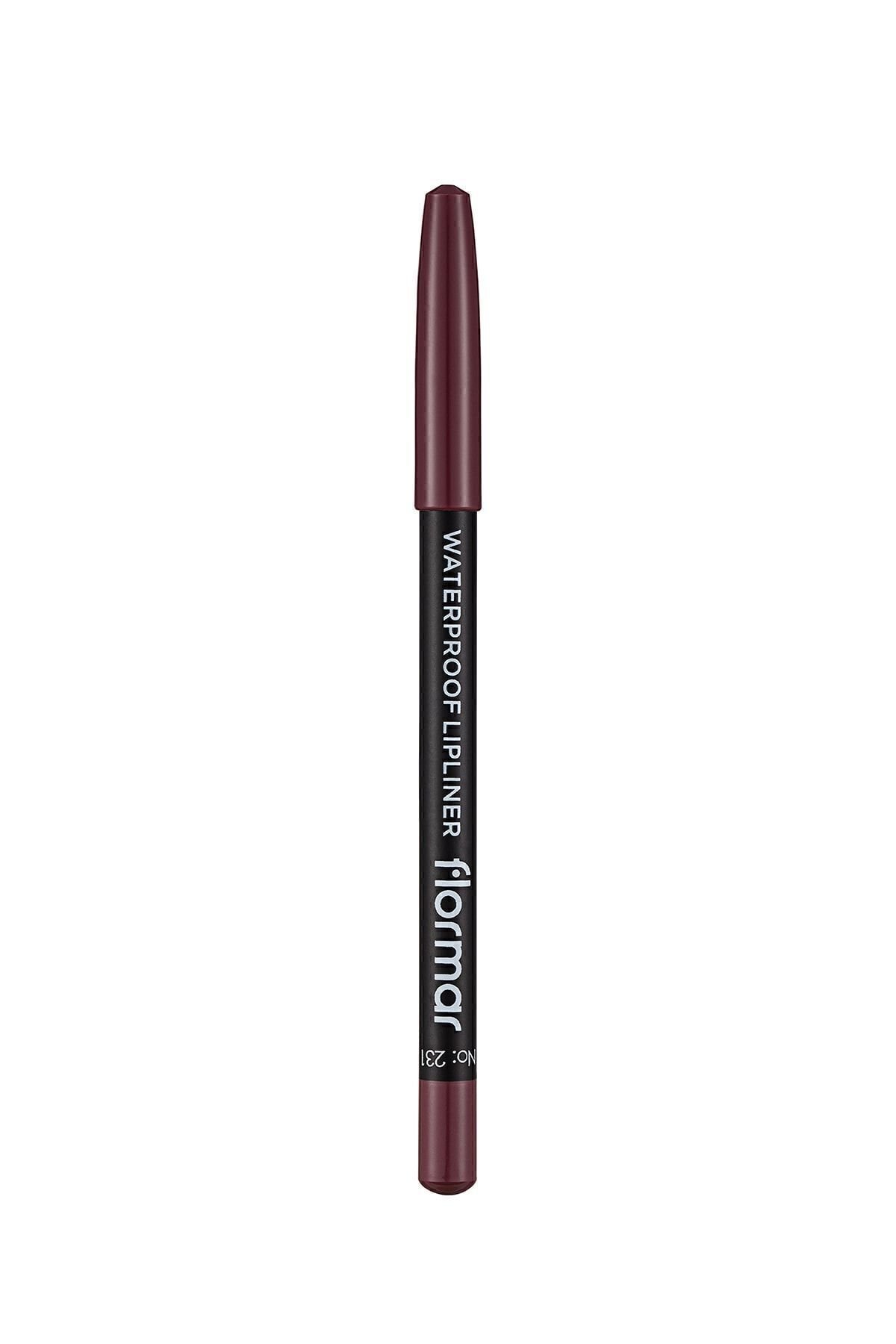 Flormar Dudak Kalemi - Waterproof Lipliner 231 Berry Stain 8690604111312