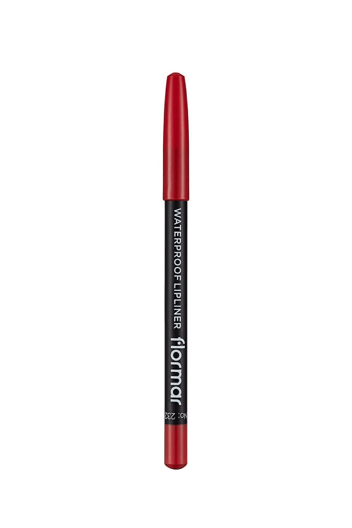 Flormar Dudak Kalemi - Waterproof Lipliner 232 Passionate Red 8690604127658