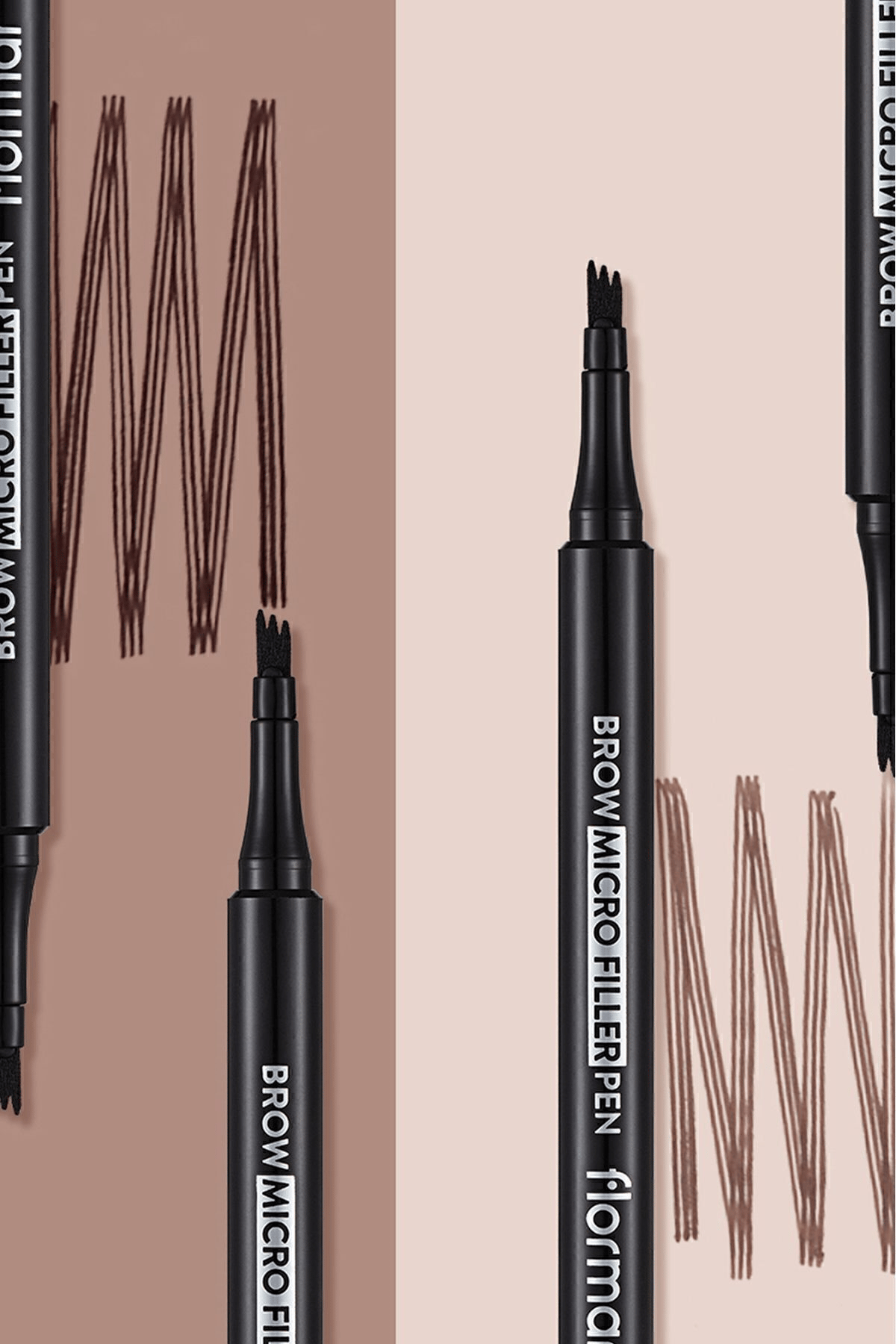 Flormar Kaş Doldurma Kalemi (koyu Kahve) - Brow Micro Filler Pen - 004 Deep Brown - 8682536038546