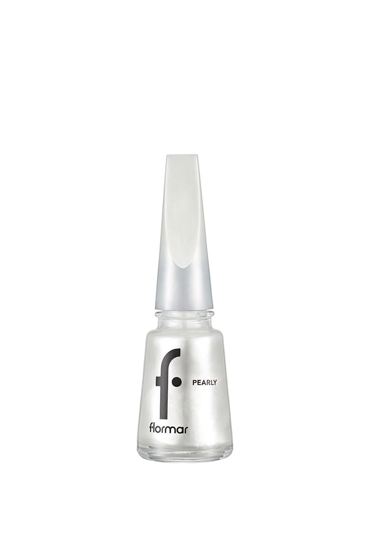 Flormar Sedefli Parlak Oje (Beyaz) - Pearly Nail Enamel - PL201 Luxury White - 8682536035422