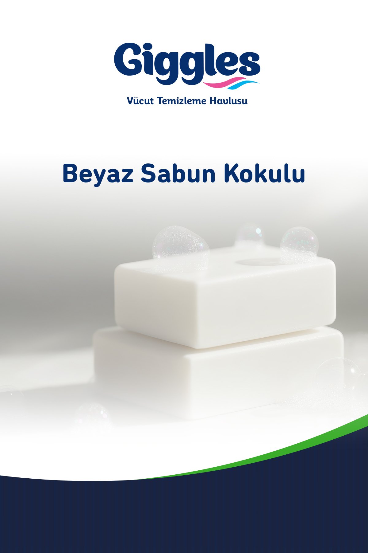 Giggles Vücut Temizleme Havlusu 50'li 12 Paket 600 Havlu
