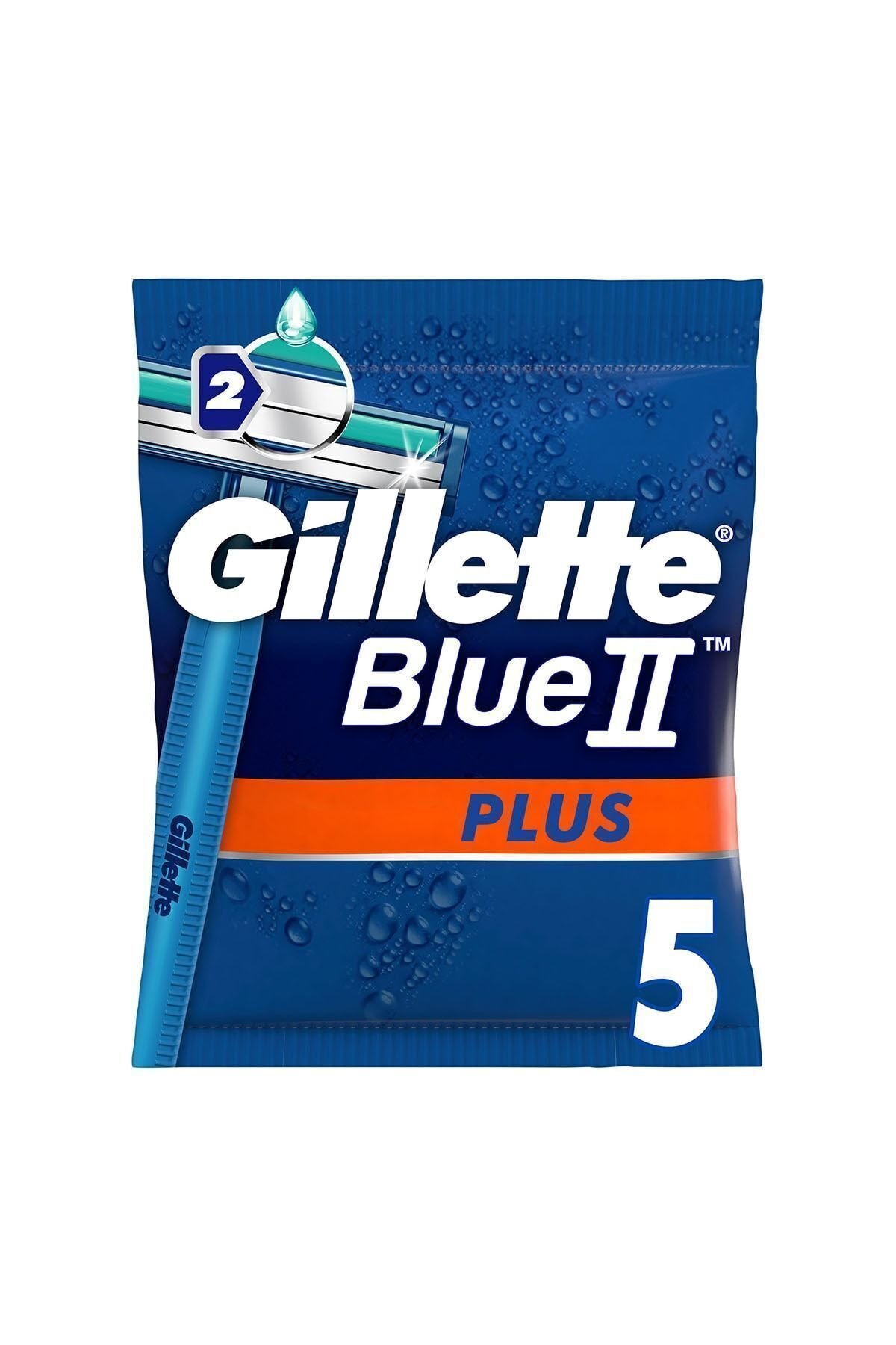 Gillette Blue II Plus Kullan - At Tıraş Bıçağı 5'li