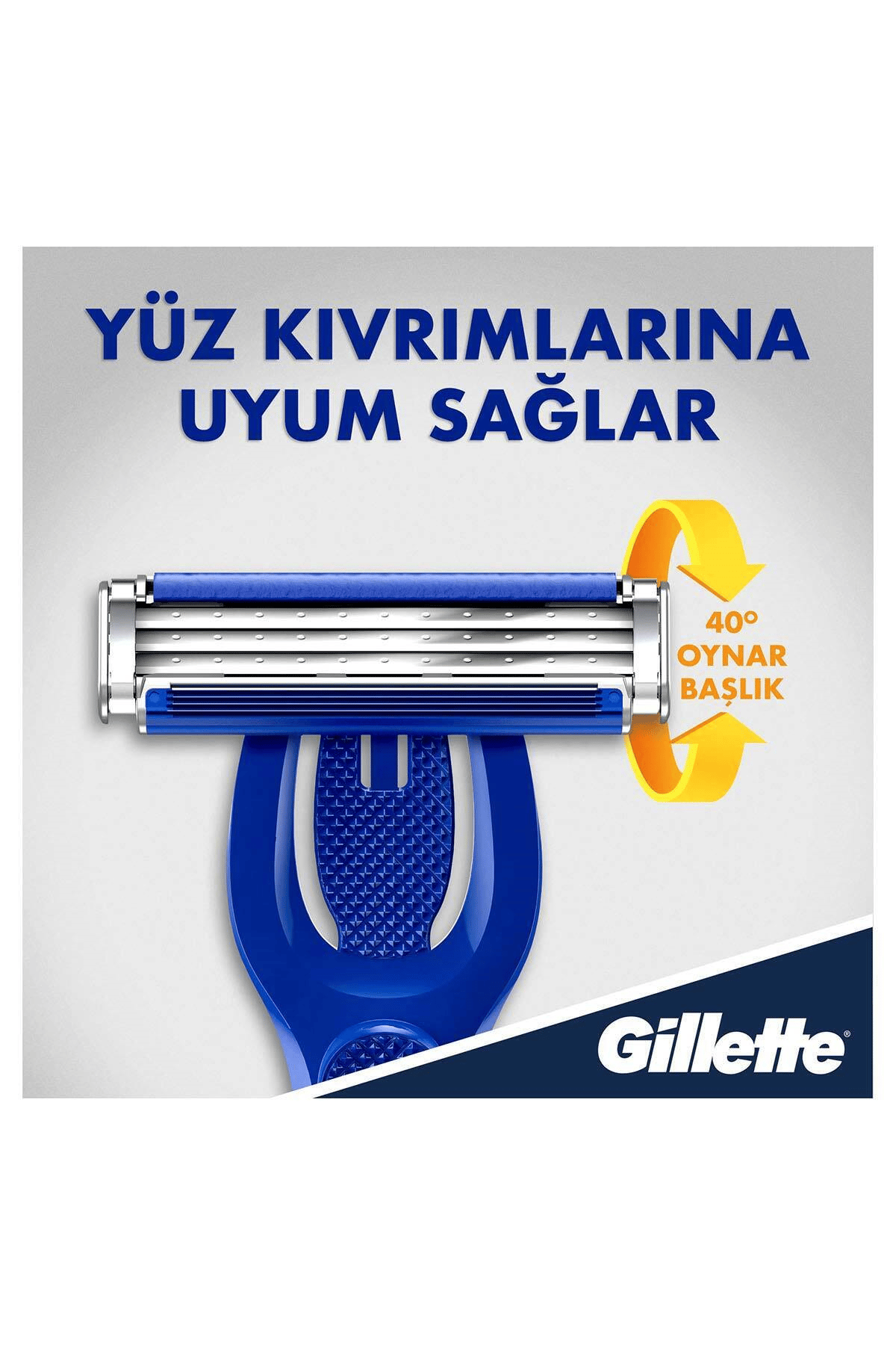 Gillette Sensor 3 Yedek Tıraş Bıçağı 8'li