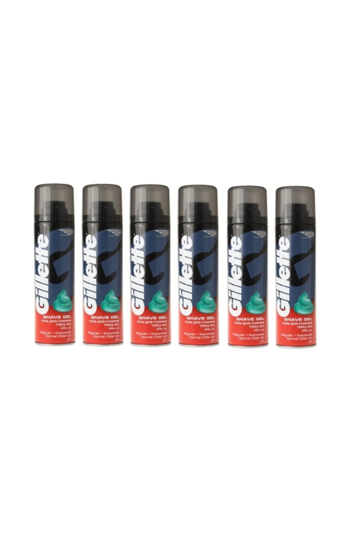 Gillette Tıraş Jeli Normal 200 ml x 6 adet