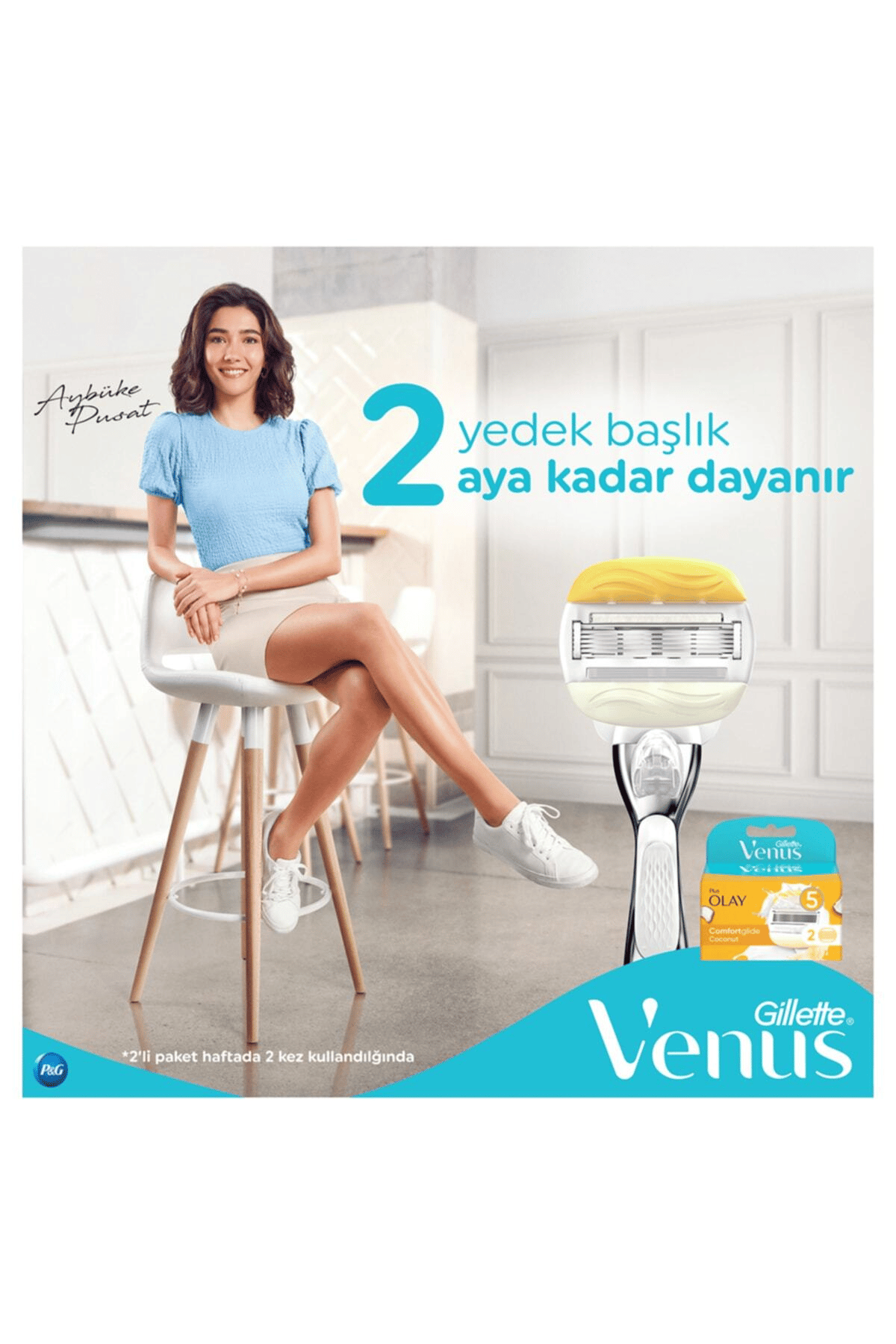 Gillette Venüs Comfortglide Olay Yedek 2'li