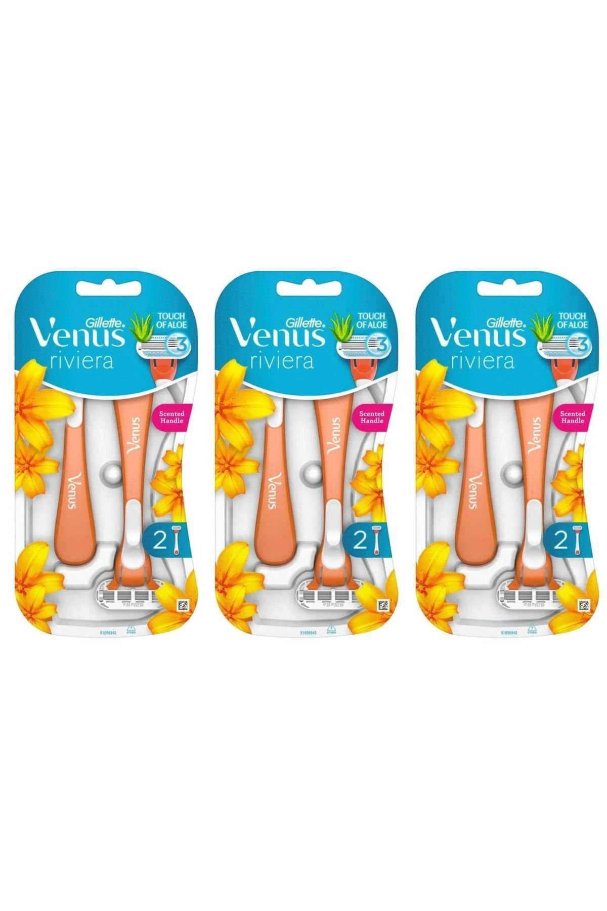 Gillette Venus Riviera Kadın Tıraş Bıçağı x3 Adet