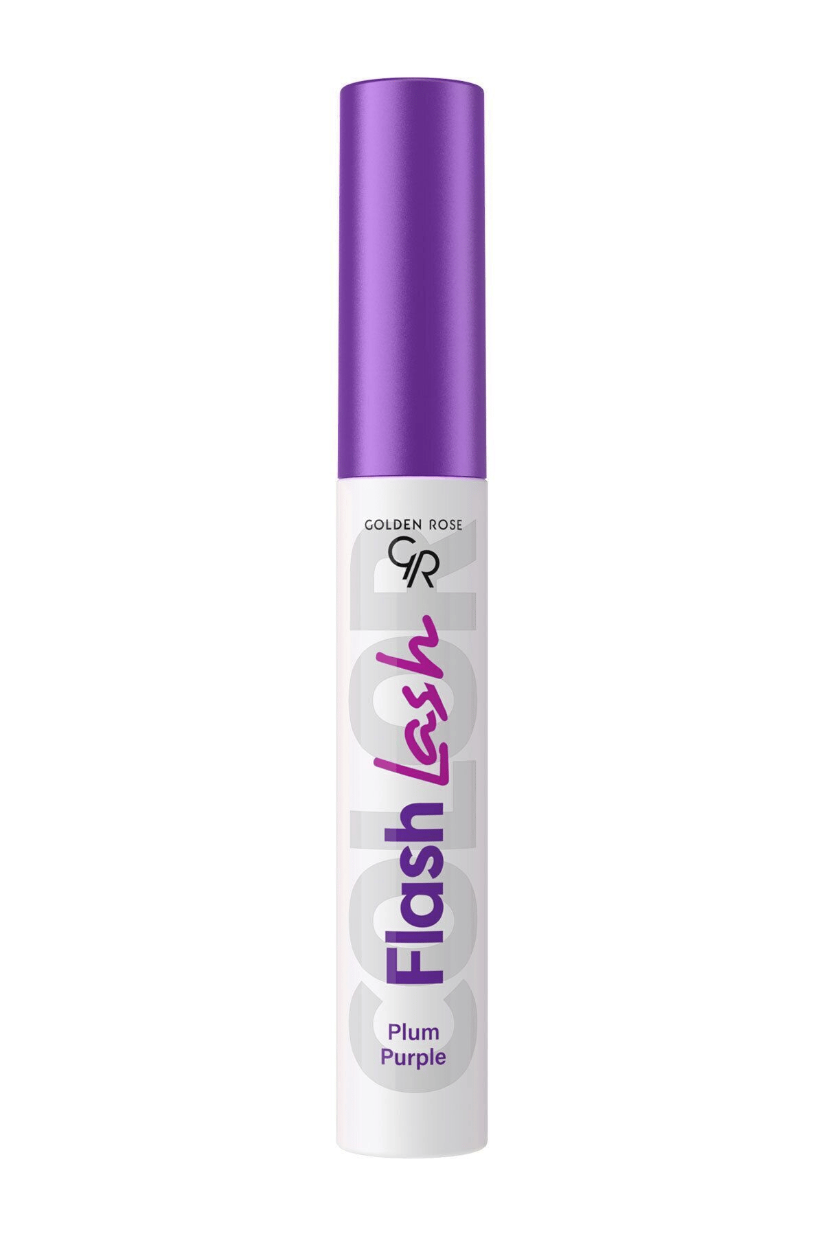 Golden Rose Suya Dayanıklı, Hacim Veren Flash Lash Renkli Maskara-07 Plum Purple -8691190515782
