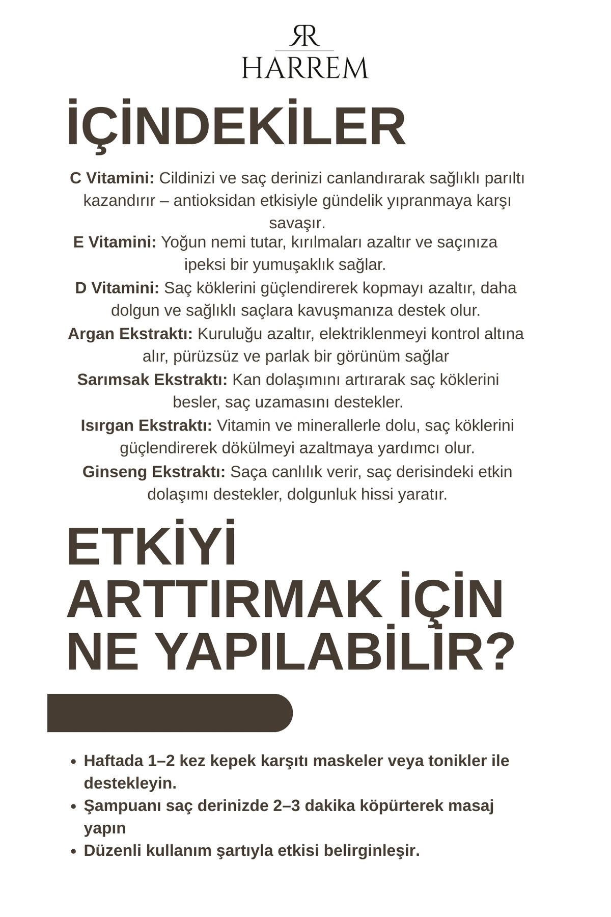 Harrem Beşli Karışım Şampuan 400 ml