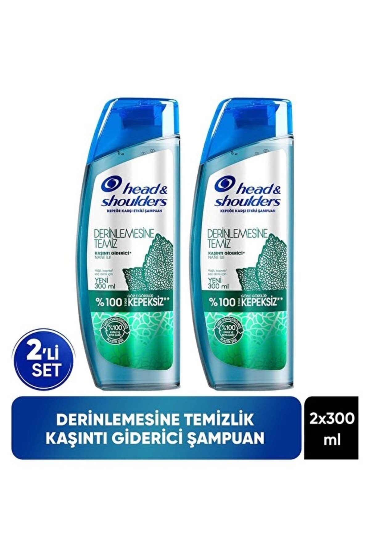 Head & Shoulders Derinlemesine Temiz Kaşinti Giderici Nane 300 Ml x2