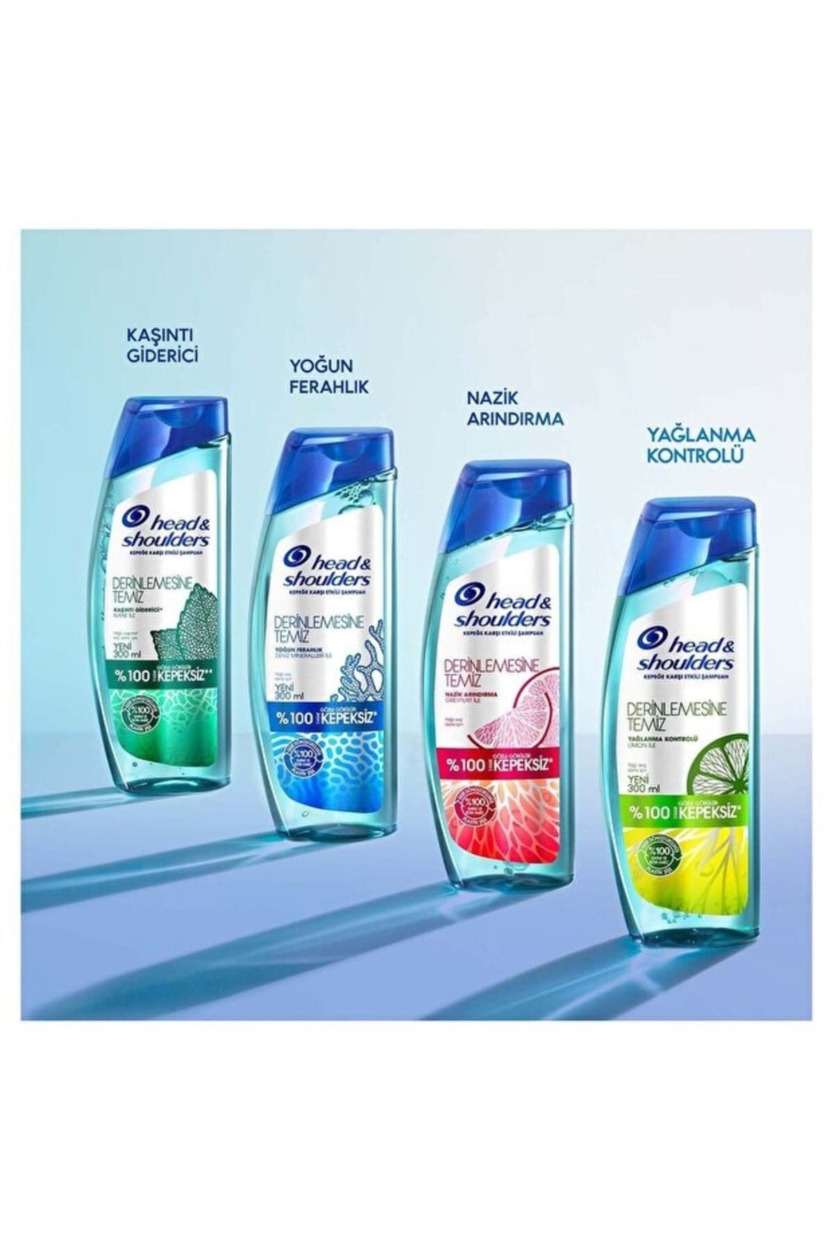 Head & Shoulders Derinlemesine Temiz Kaşinti Giderici Nane 300 Ml x2