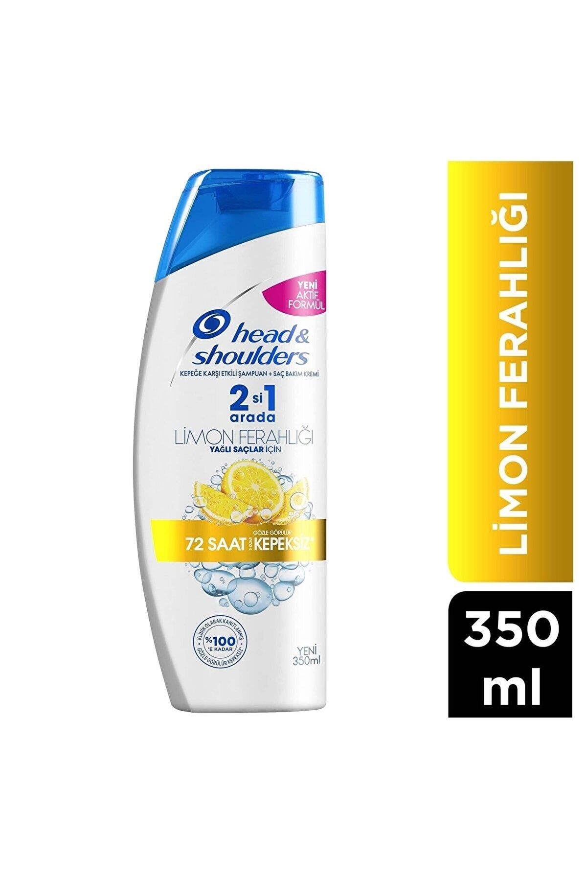 Head & Shoulders Limon Ferahlığı 2'si 1 Arada Kepeğe Karşı Etkili Şampuan 350 ml