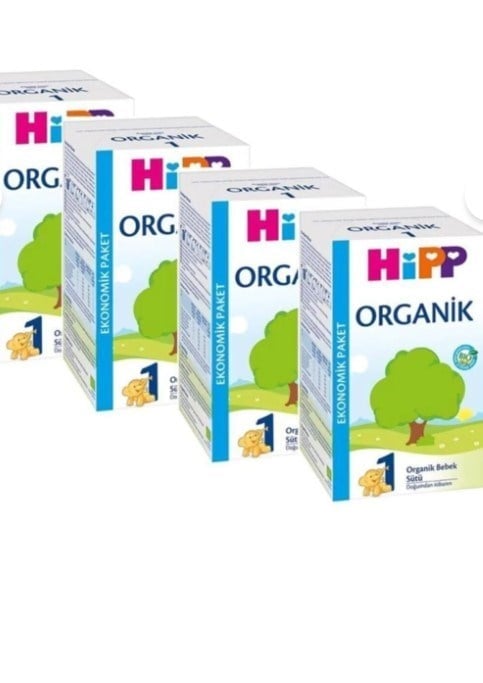 Hipp 1 Organik Bebek Sütü 600 gr 4'lü