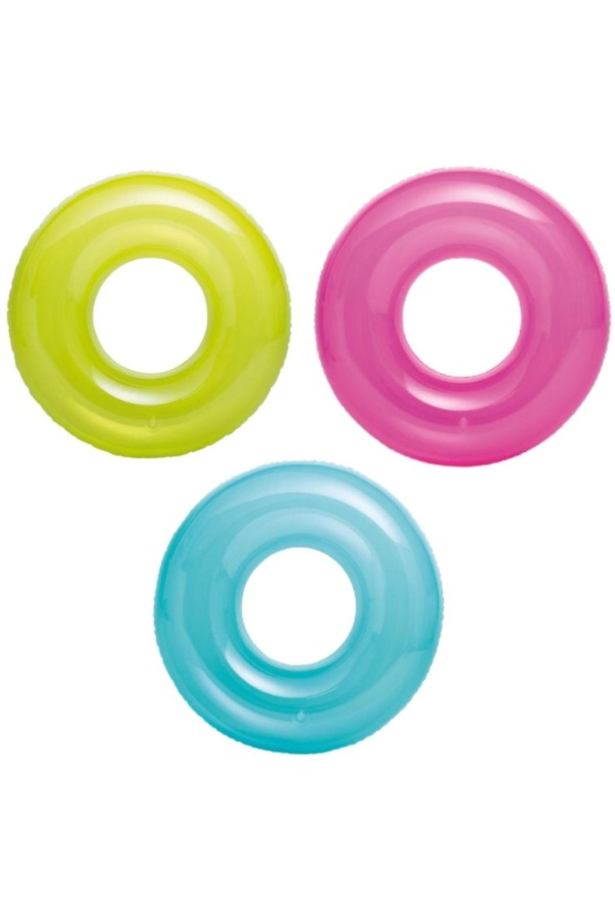 Intex 59260 Şeffaf Jumbo Şişme Simit 76 Cm
