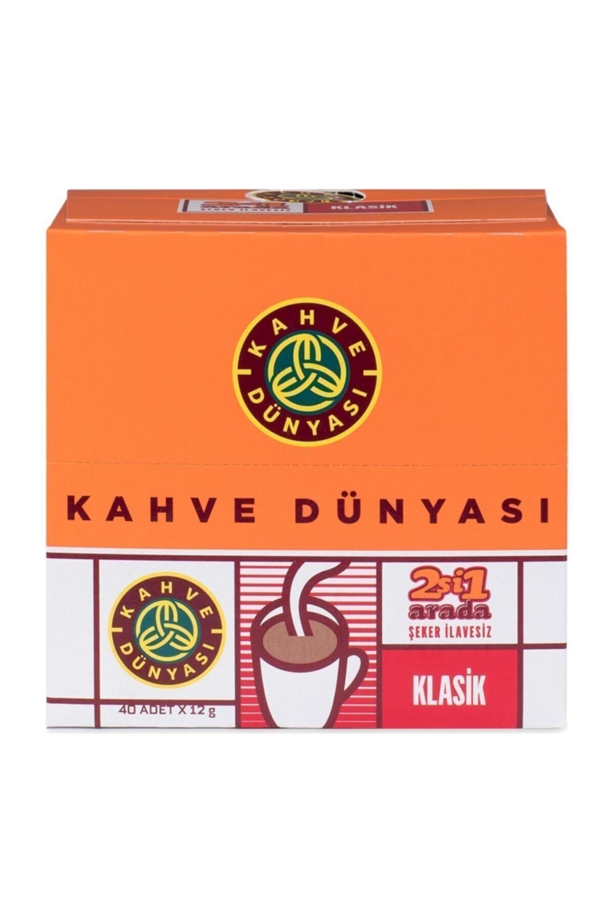 Kahve Dünyası 2'si 1 Arada Klasik 8'li x5 Adet