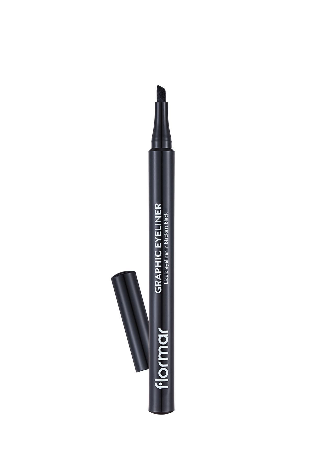 Kesik Uçlu Grafik Göz Kalemi (siyah) - Graphic Eyeliner - 001 Black - 8690604478507