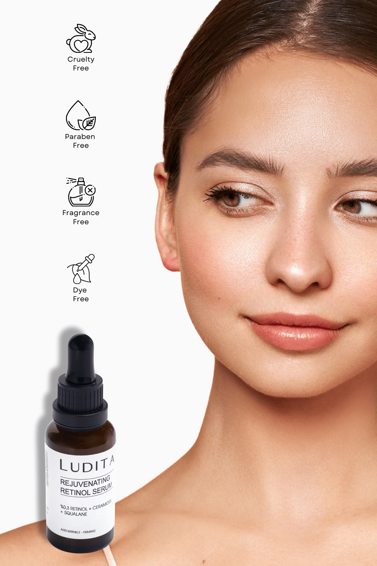 Kırışıklık Karşıtı Ve Yenileyici Retinol (A VİT) Serum (0.3% RETİNOL, CERAMİDE, SQUALANE)
