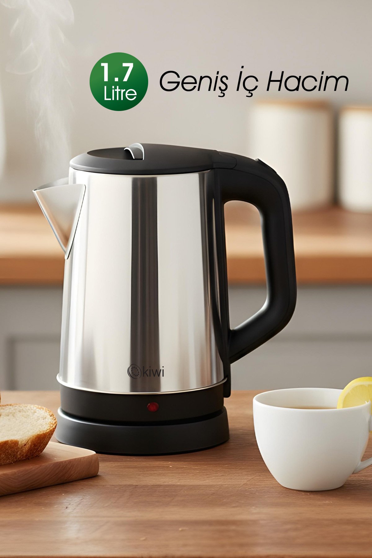 Kiwii Su Isıtıcı Çelik Kettle Kk-3330