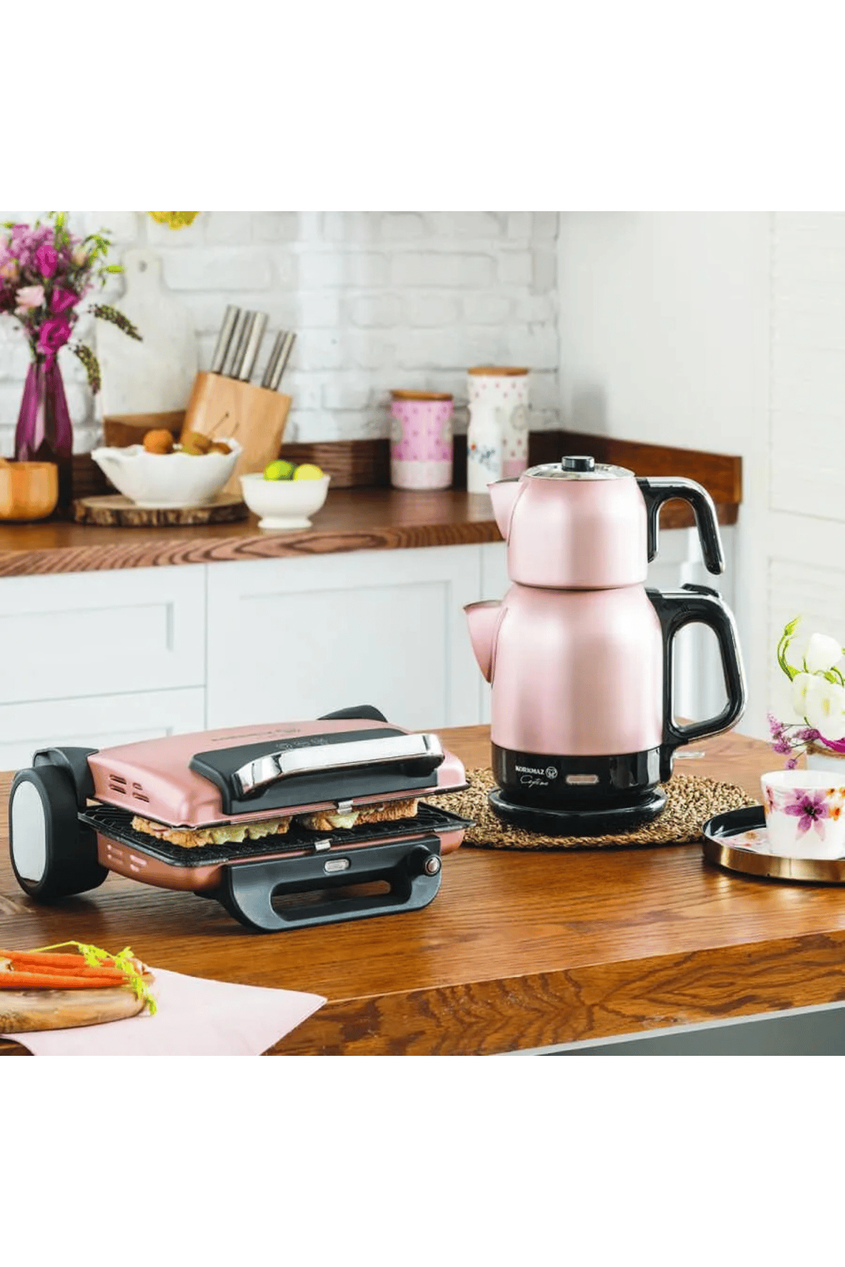 KORKMAZ A331-02 Çaytema Çay Makinesi Rosegold
