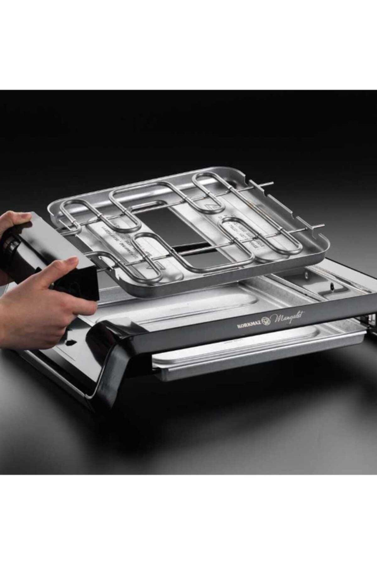 KORKMAZ Mangalet Siyah Granit BBQ A333-02