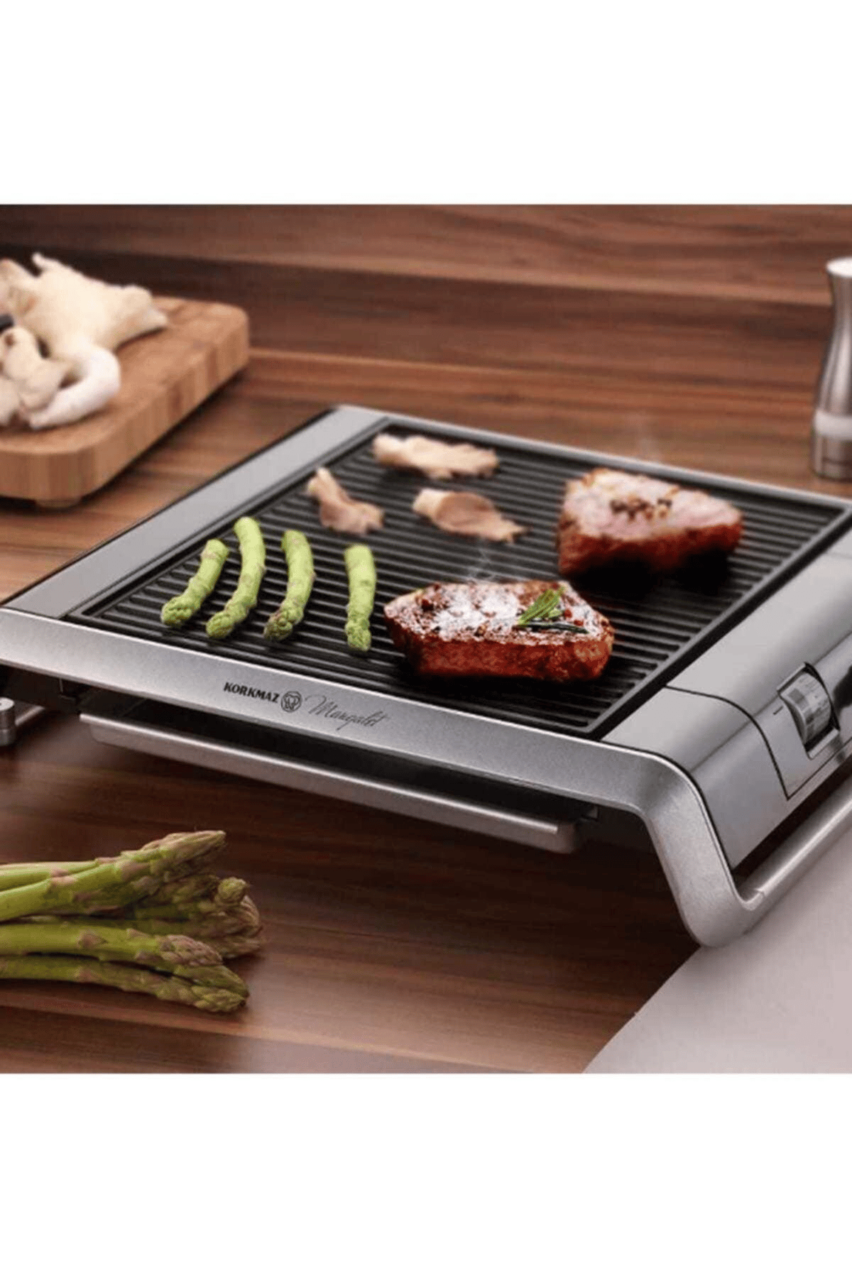 KORKMAZ Mangalet Siyah Granit BBQ A333-02