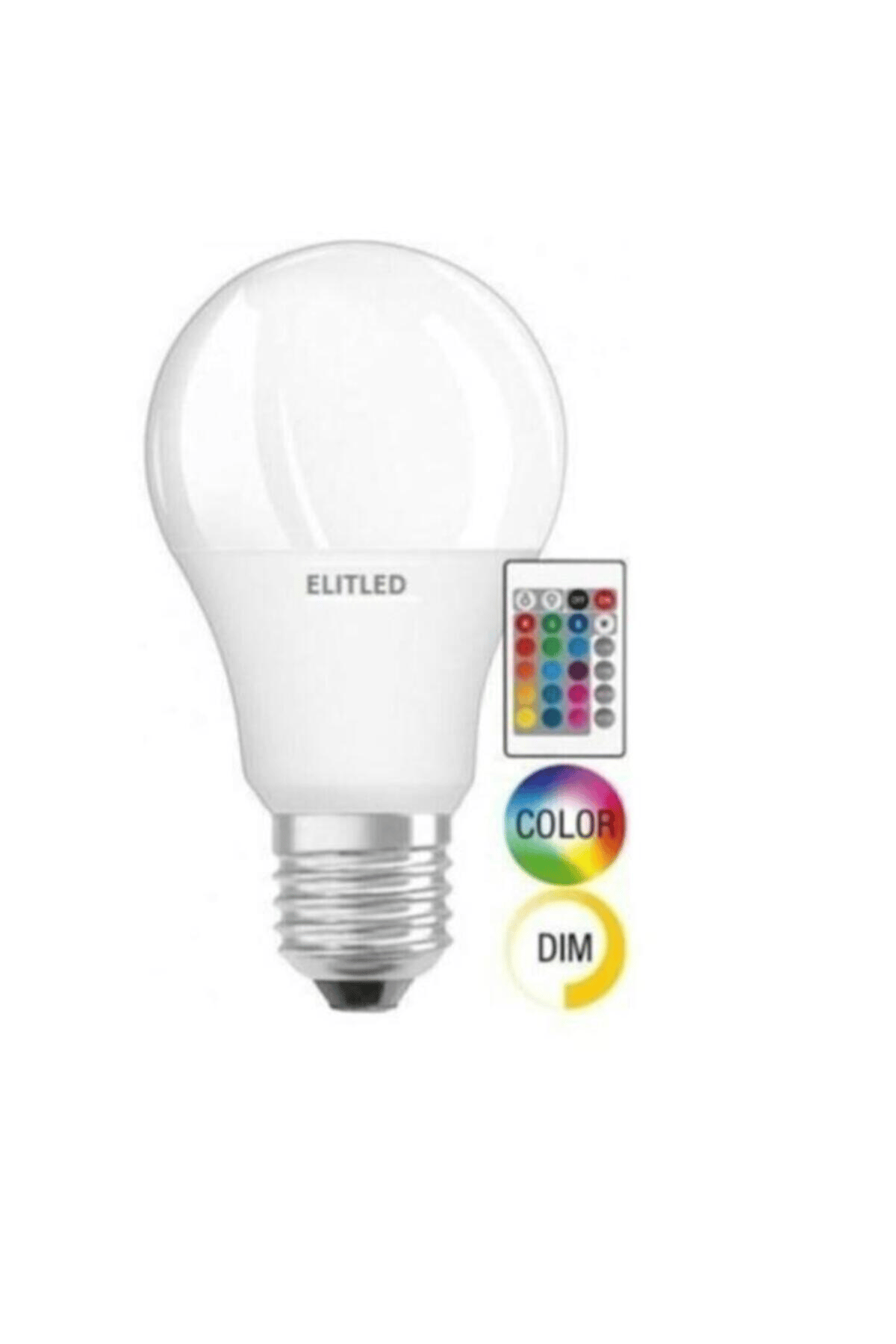 Led Ampul Çok Renkli Led Home Uzaktan Kumandalı Dim Edilebilir Ampul