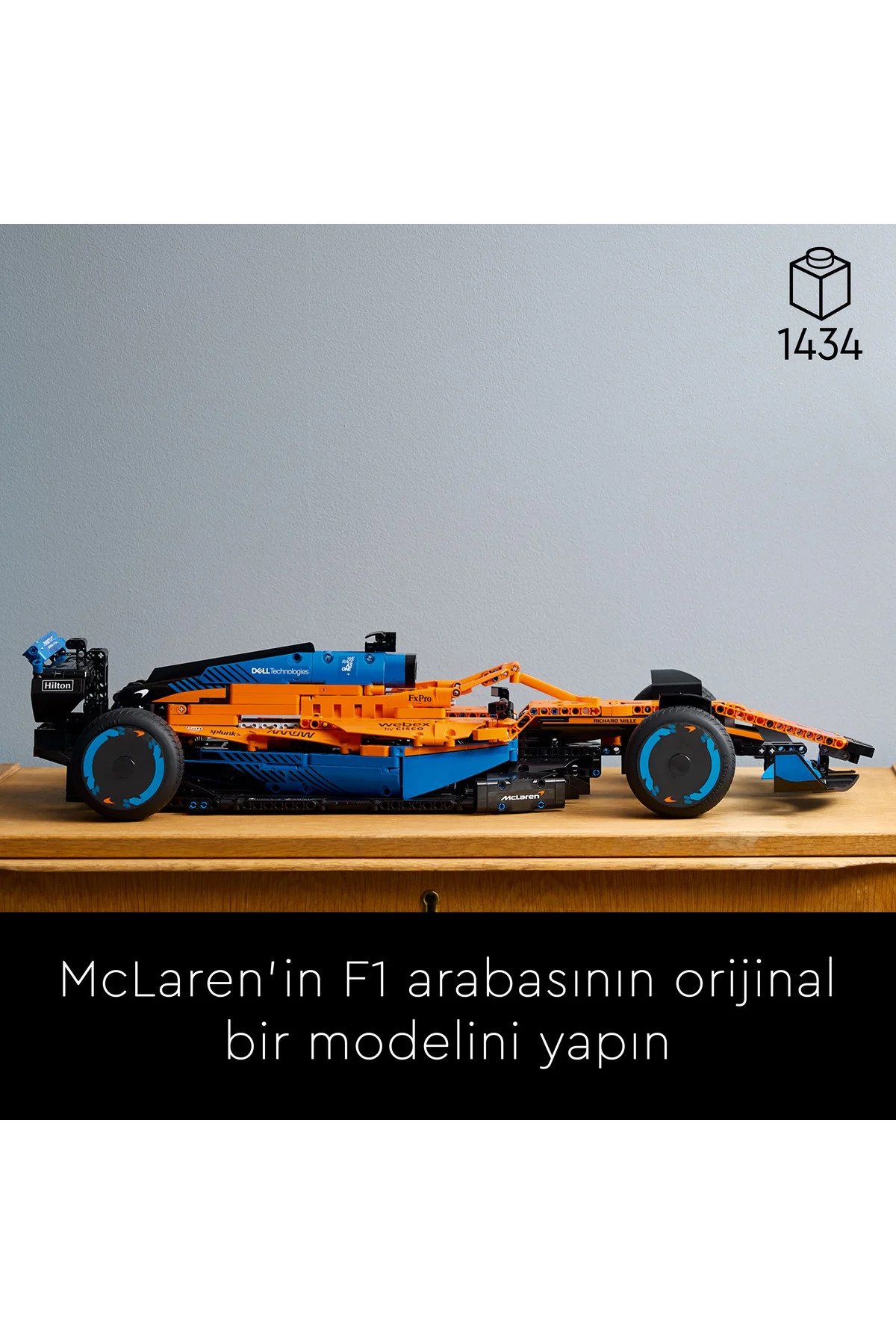 LEGO 42141 Technic - Mclaren Formula 1 Yarış Arabası, 1432 Parça +18 Yaş