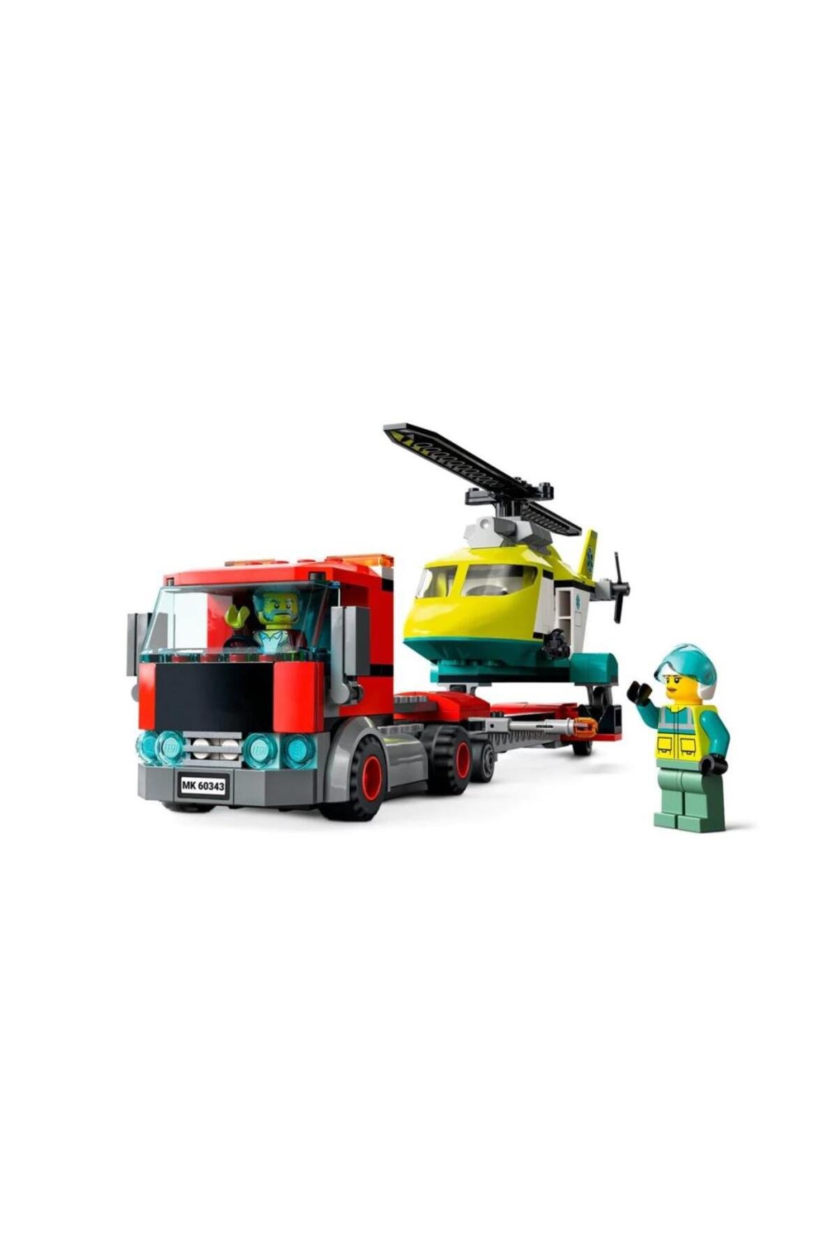LEGO® City Kurtarma Helikopteri Nakliyesi 60343 - 5 Yaş Ve Üzeri Çocuklar Için Oyuncak Yapım Seti (2