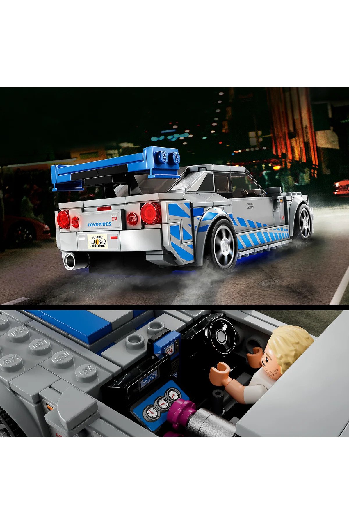 LEGO ® Speed Champions Daha Hızlı Daha Öfkeli Nissan Skyline GT-R (R34) 76917 (319 Parça)